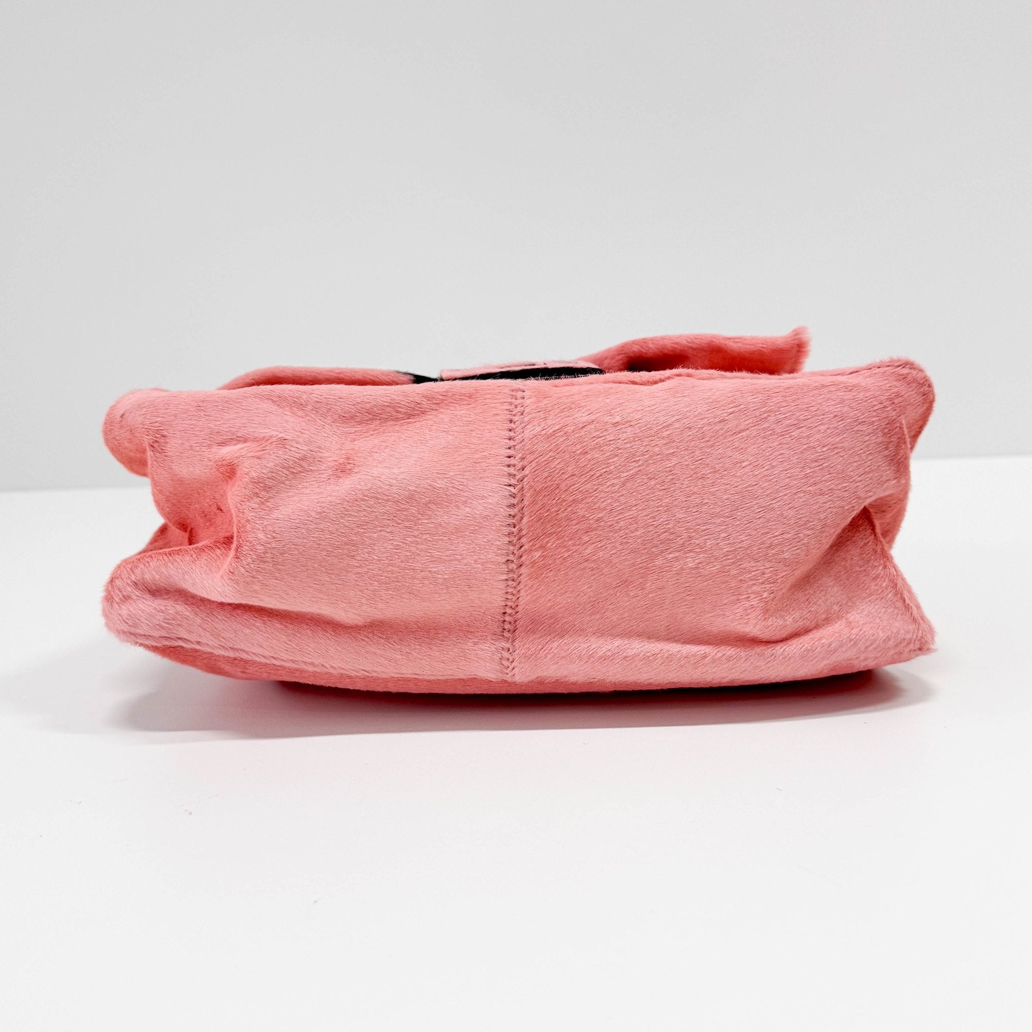 FENDI Mamma Baguette Pink Pony Hair Cow Print Shoulder Bag, in , Sold by HIVE PRELOVED - Shoulder Bags, ,