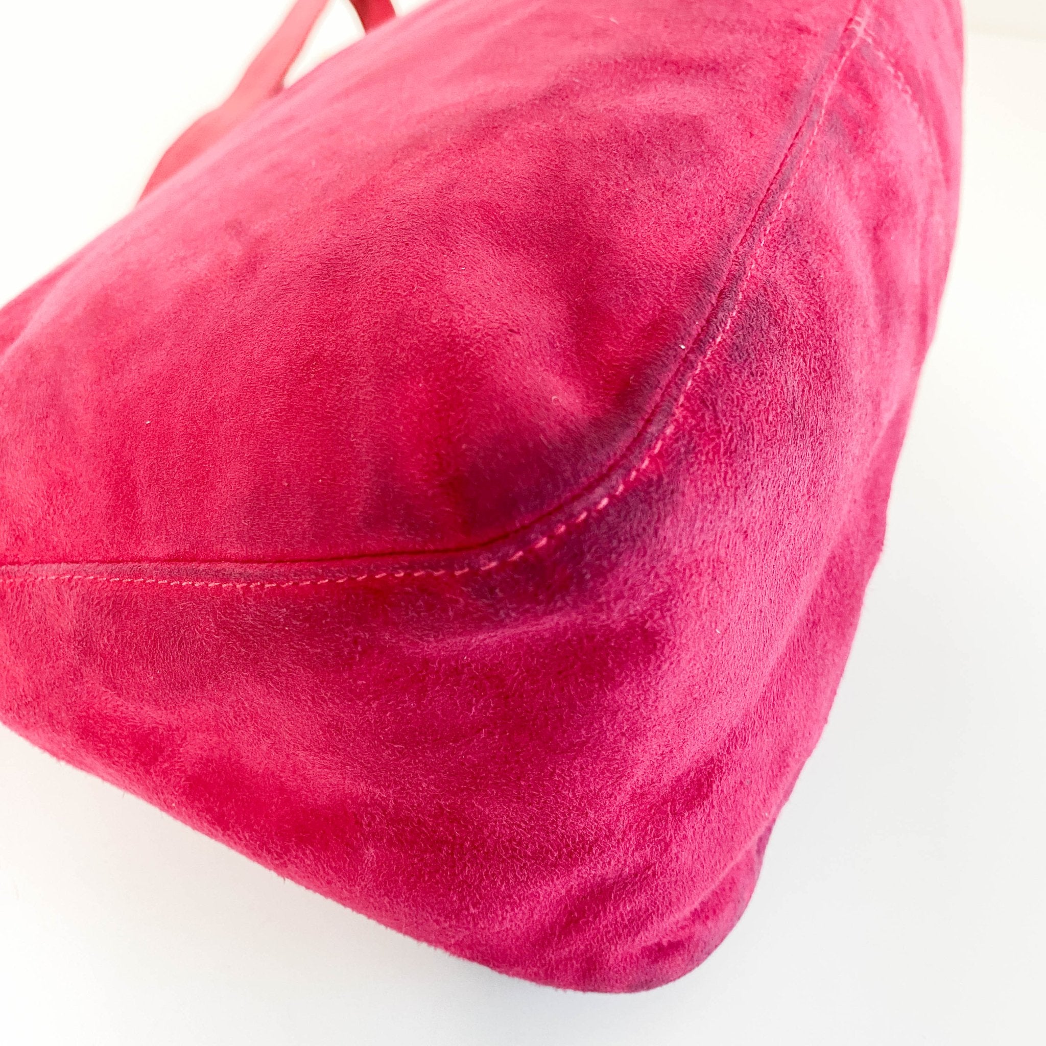 FENDI Mamma Baguette Pink Suede Shoulder Bag, in , Sold by HIVE PRELOVED - Shoulder Bags, ,