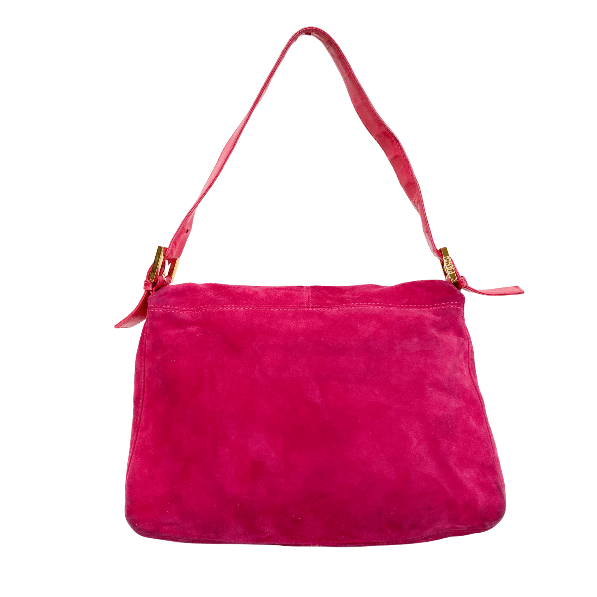 FENDI Mamma Baguette Pink Suede Shoulder Bag, in , Sold by HIVE PRELOVED - Shoulder Bags, ,