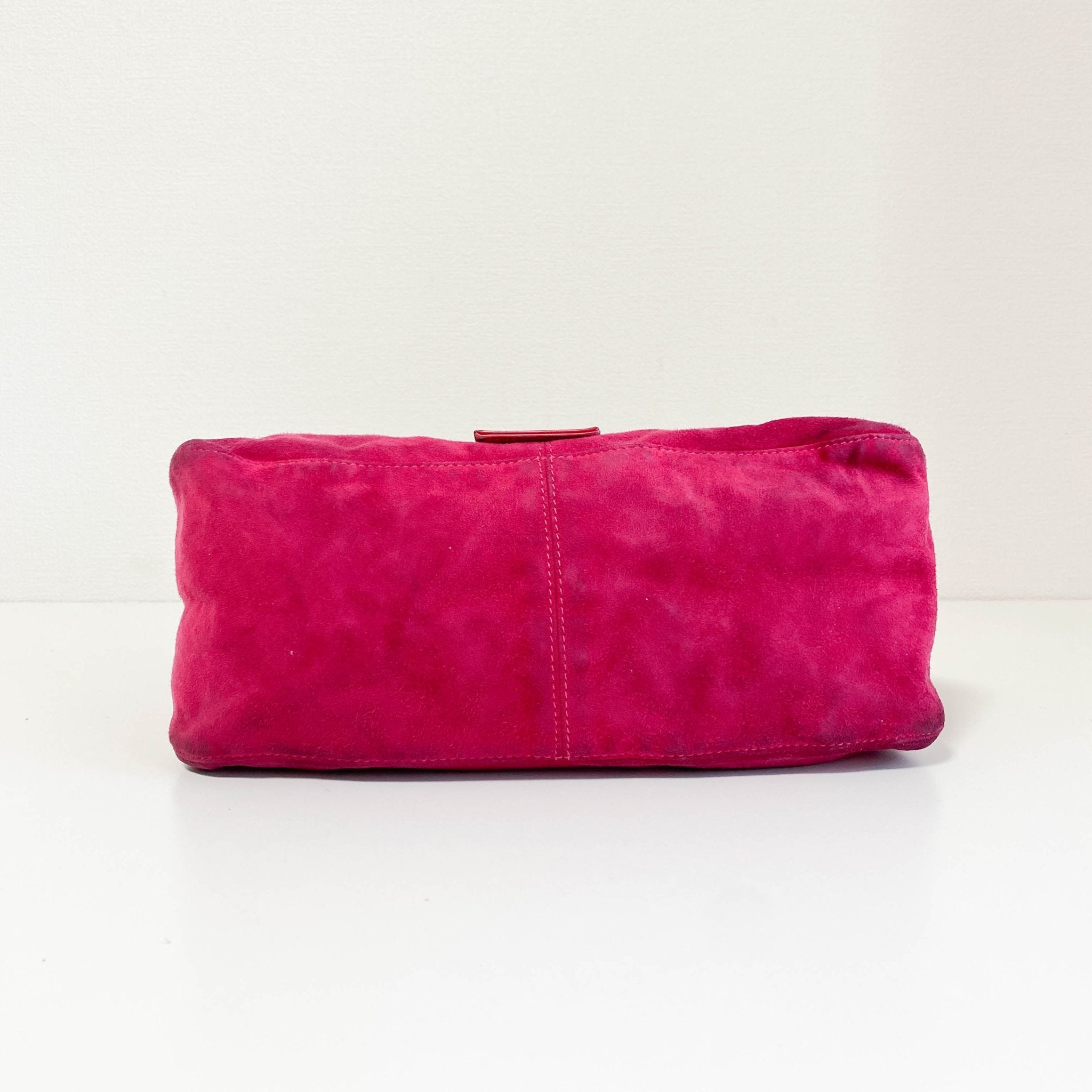FENDI Mamma Baguette Pink Suede Shoulder Bag, in , Sold by HIVE PRELOVED - Shoulder Bags, ,