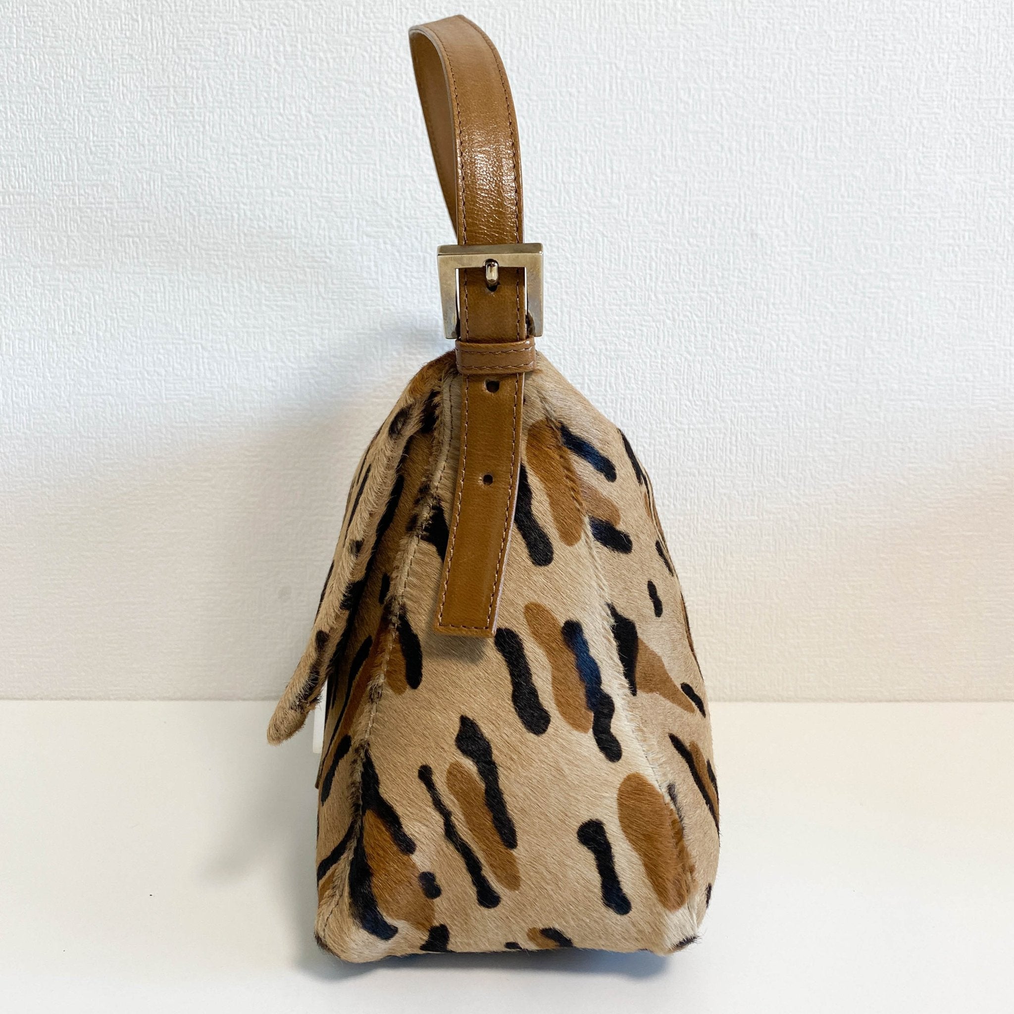 FENDI Mamma Baguette Pony Hair Leopard Print Shoulder Bag, in , Sold by HIVE PRELOVED - Shoulder Bags, ,