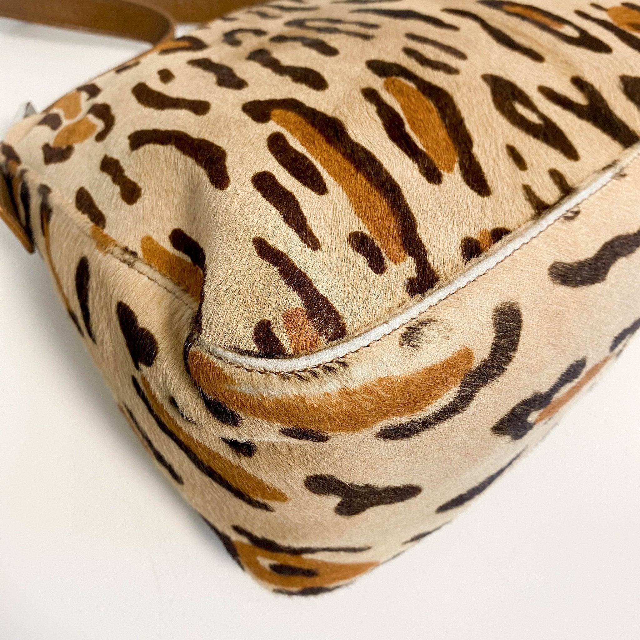 FENDI Mamma Baguette Pony Hair Leopard Print Shoulder Bag, in , Sold by HIVE PRELOVED - Shoulder Bags, ,