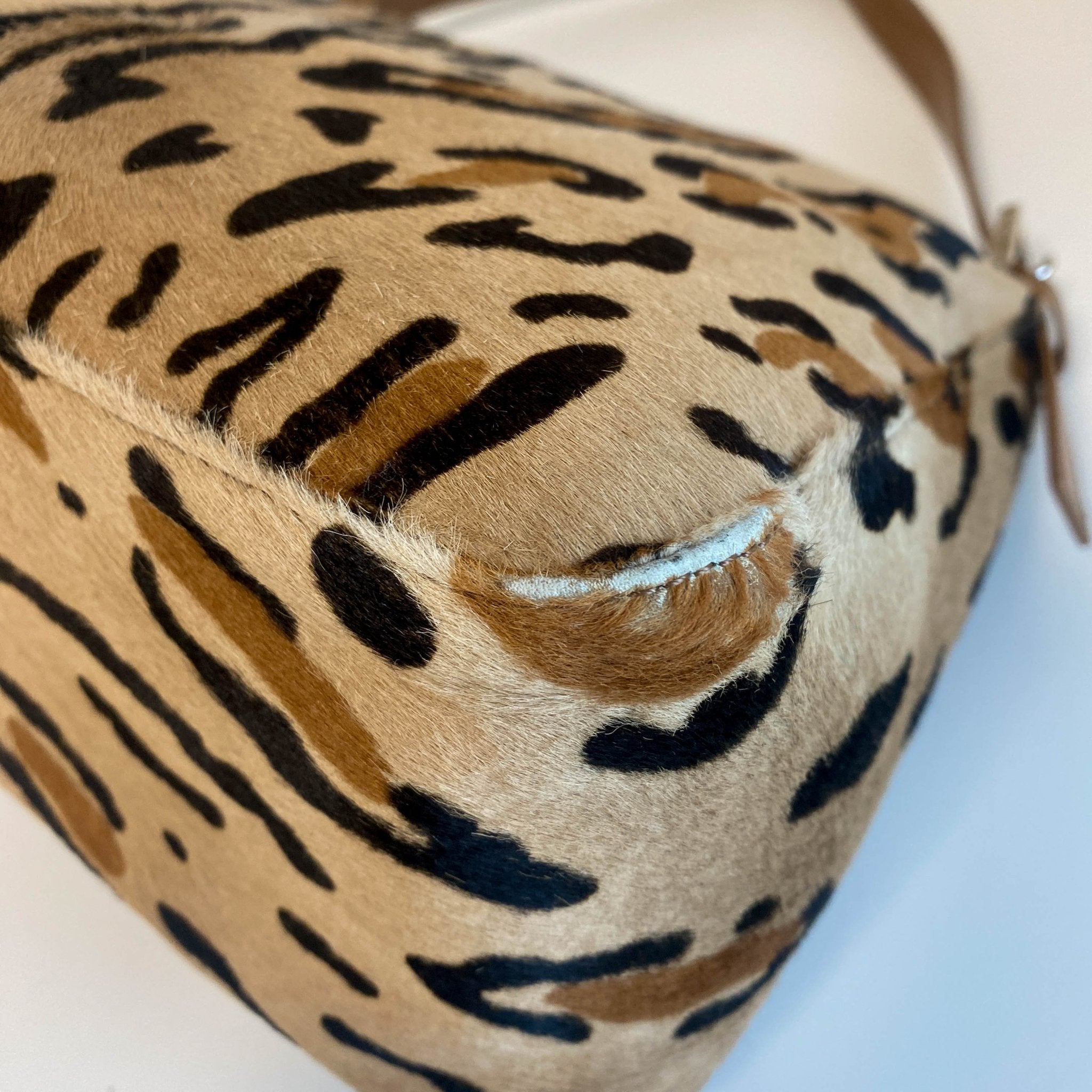 FENDI Mamma Baguette Pony Hair Leopard Print Shoulder Bag, in , Sold by HIVE PRELOVED - Shoulder Bags, ,