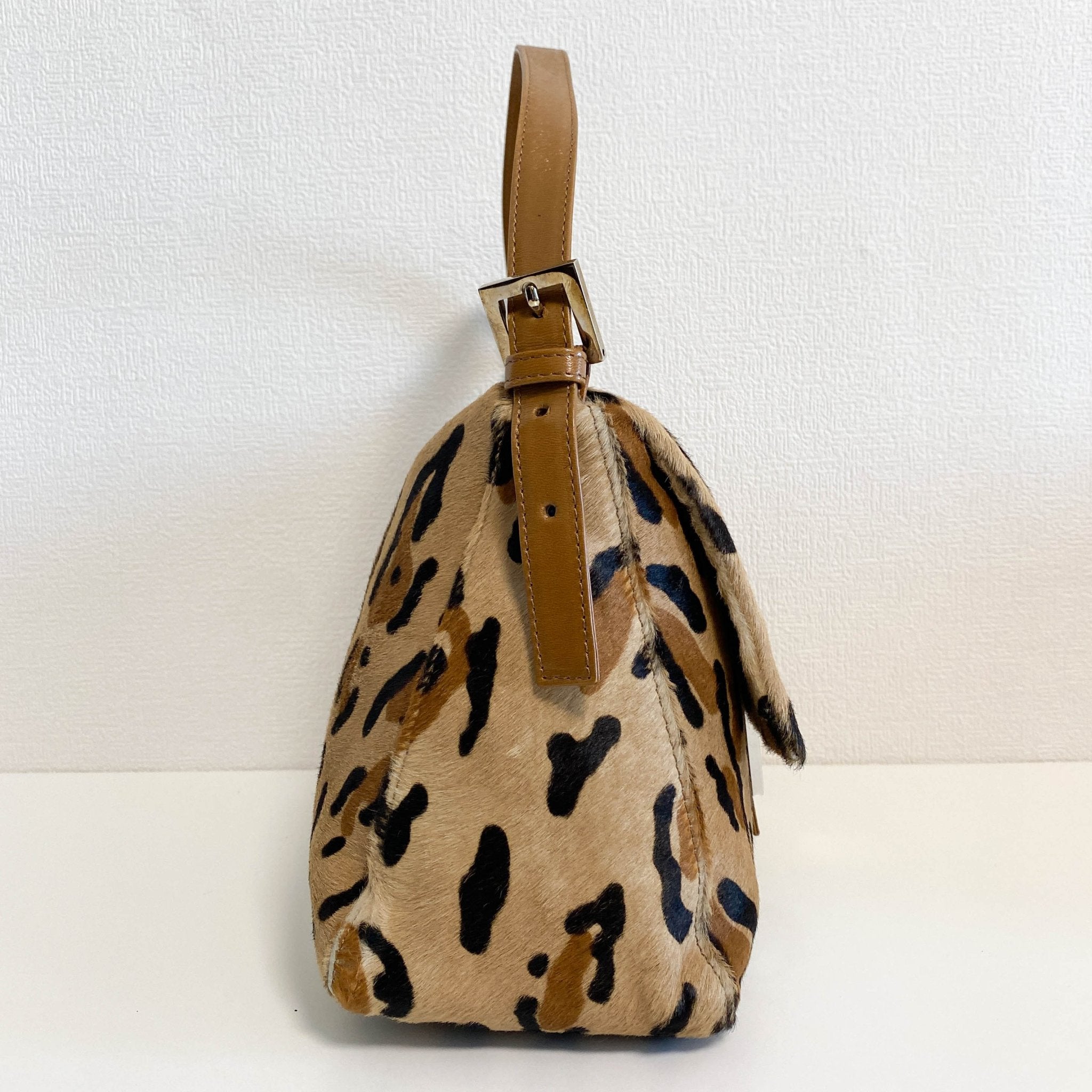 FENDI Mamma Baguette Pony Hair Leopard Print Shoulder Bag, in , Sold by HIVE PRELOVED - Shoulder Bags, ,