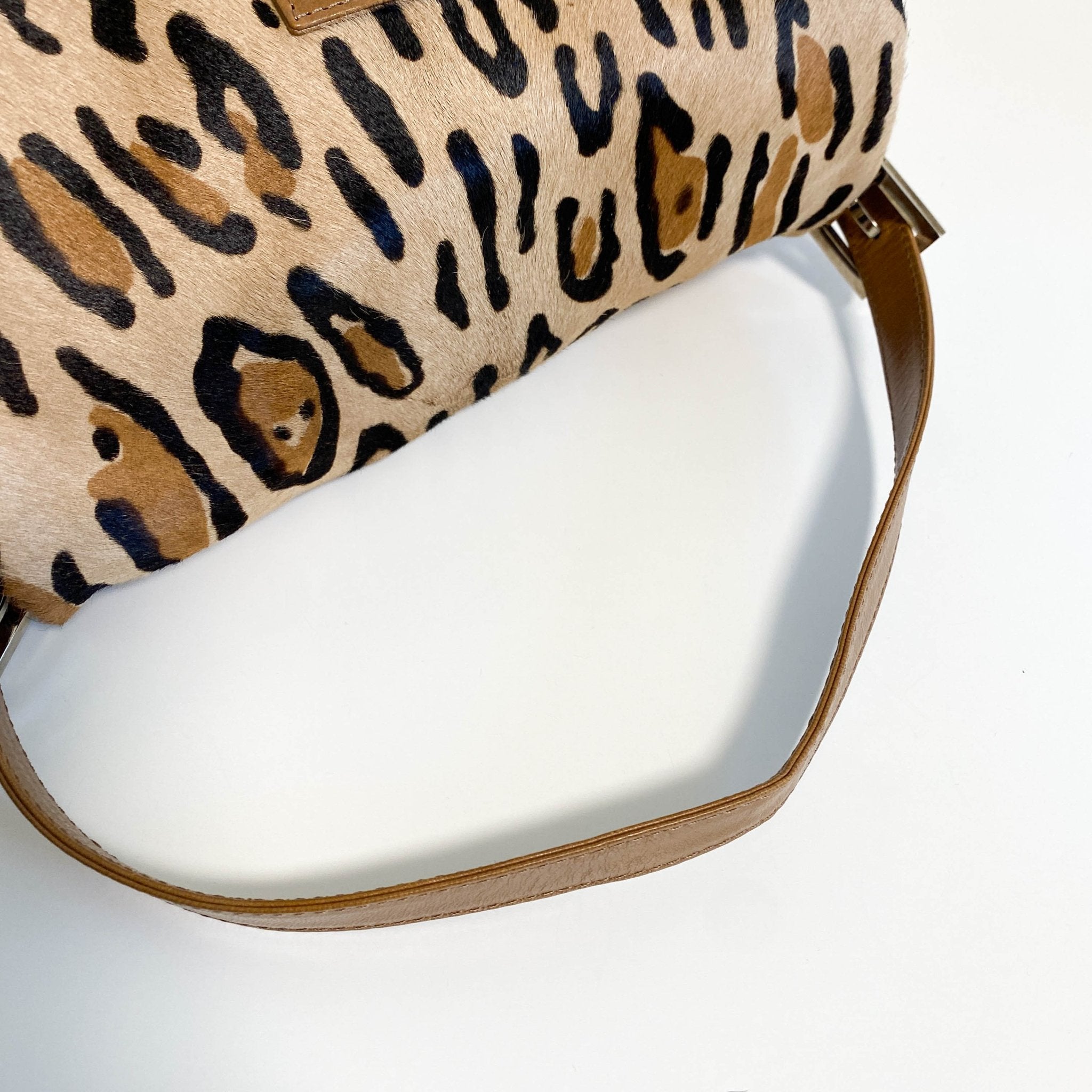 FENDI Mamma Baguette Pony Hair Leopard Print Shoulder Bag, in , Sold by HIVE PRELOVED - Shoulder Bags, ,