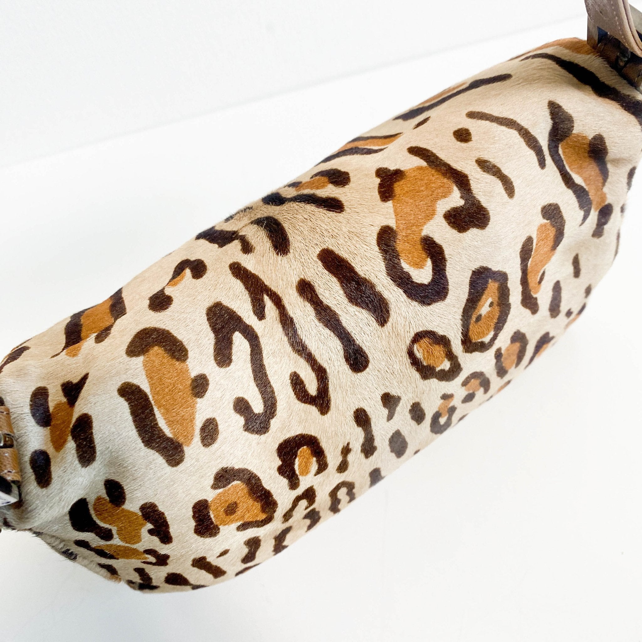 FENDI Mamma Baguette Pony Hair Leopard Print Shoulder Bag, in , Sold by HIVE PRELOVED - Shoulder Bags, ,