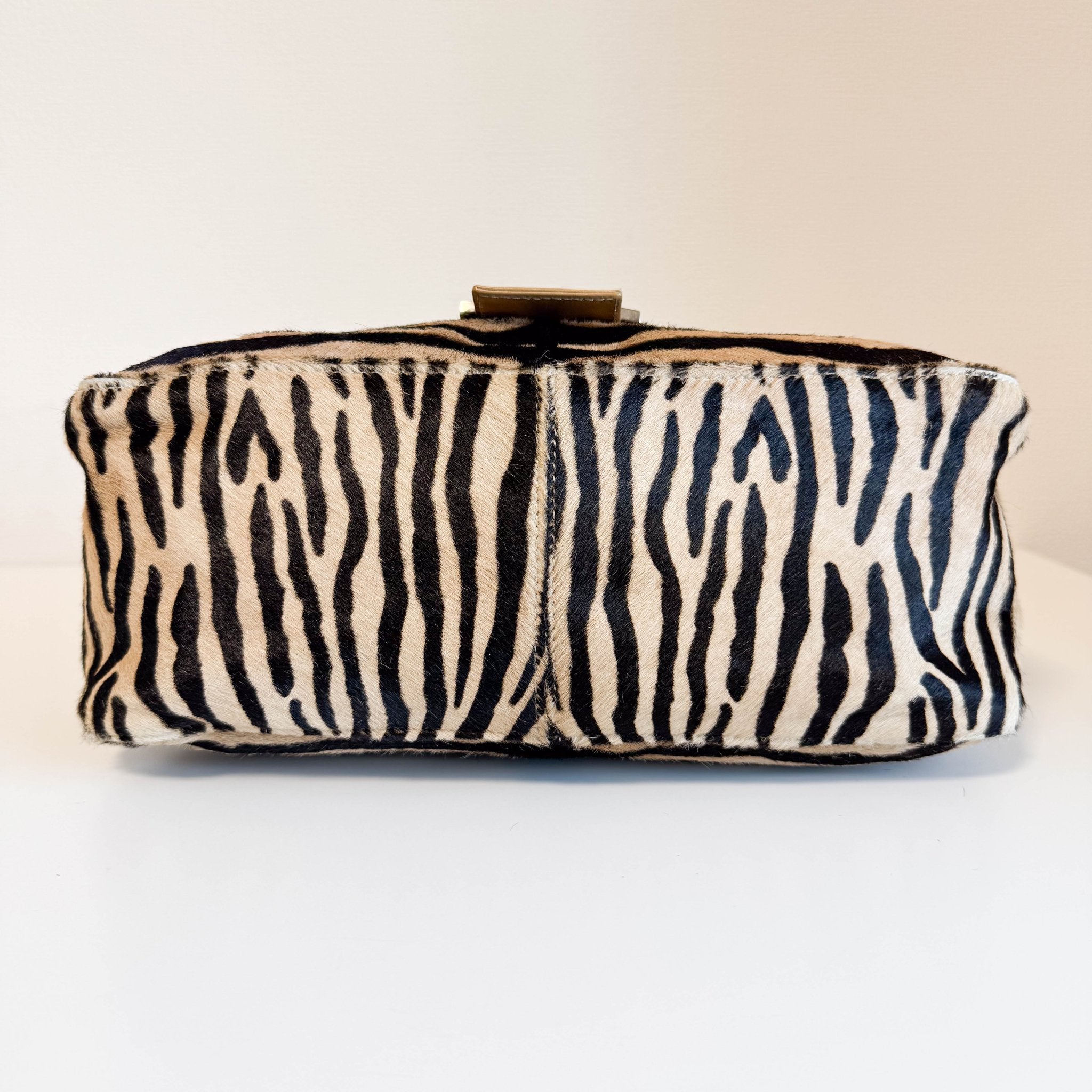 FENDI Mamma Baguette Pony Hair Zebra Design Shoulder Bag, in , Sold by HIVE PRELOVED - Shoulder Bags, ,