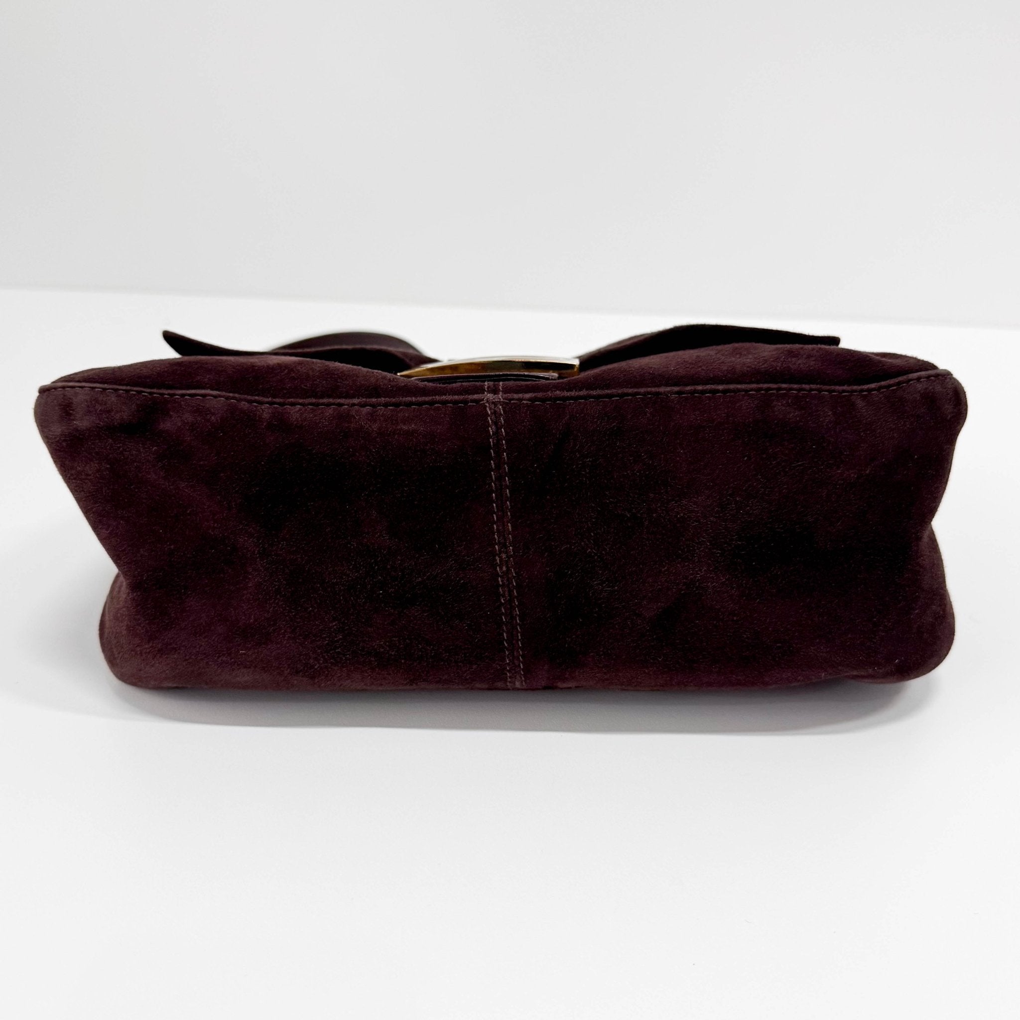 FENDI Mamma Baguette Suede Brown Shoulder Bag, in , Sold by HIVE PRELOVED - Shoulder Bags, ,