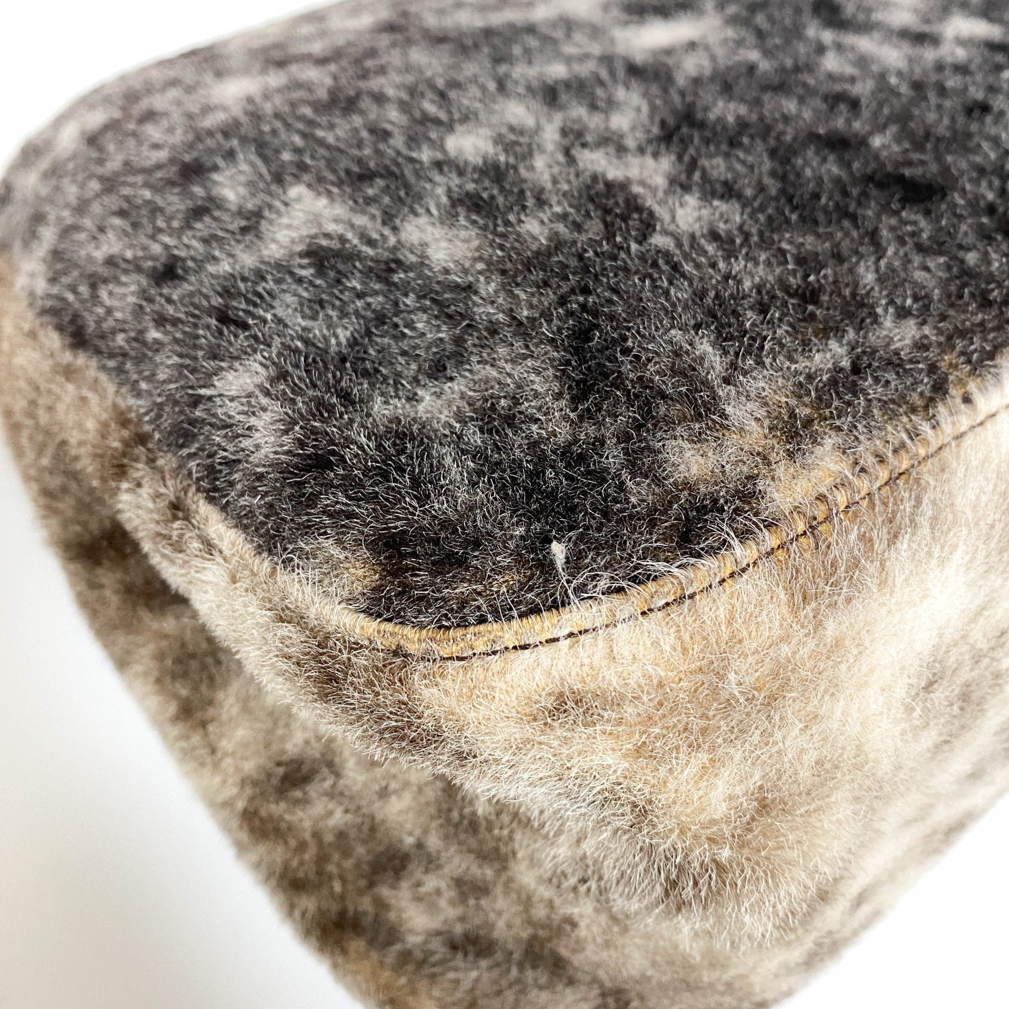 FENDI Mamma Baguette White / Brown / Black Fur Shoulder Bag, in , Sold by HIVE PRELOVED - Shoulder Bags, ,