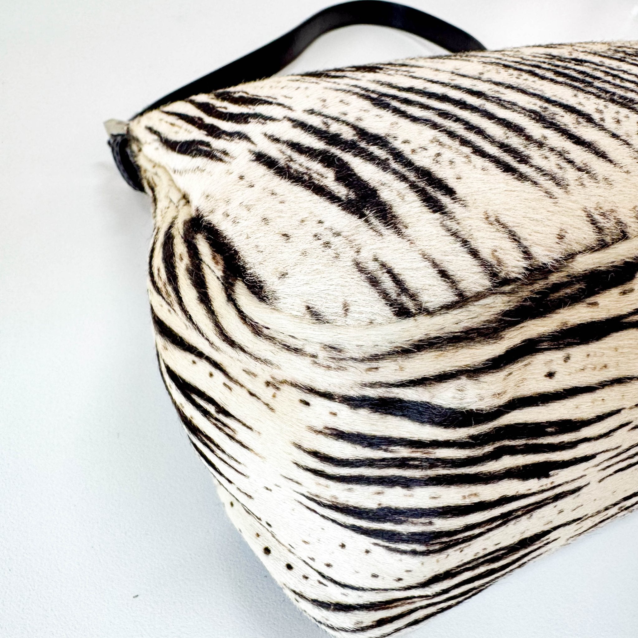 FENDI Mamma Baguette Zebra Print Pony Hair Shoulder Bag, in , Sold by HIVE PRELOVED - Shoulder Bags, ,