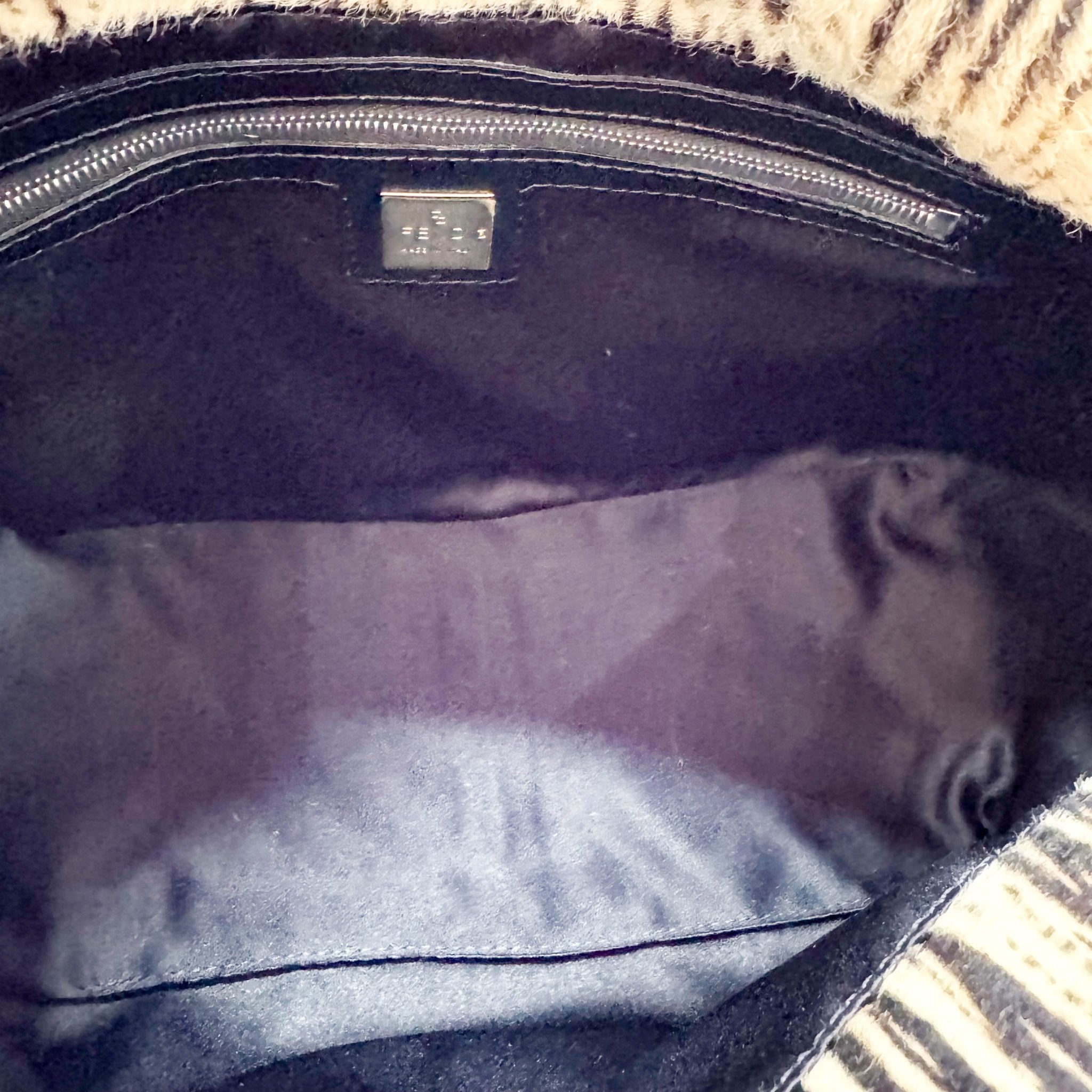 FENDI Mamma Baguette Zebra Print Pony Hair Shoulder Bag, in , Sold by HIVE PRELOVED - Shoulder Bags, ,