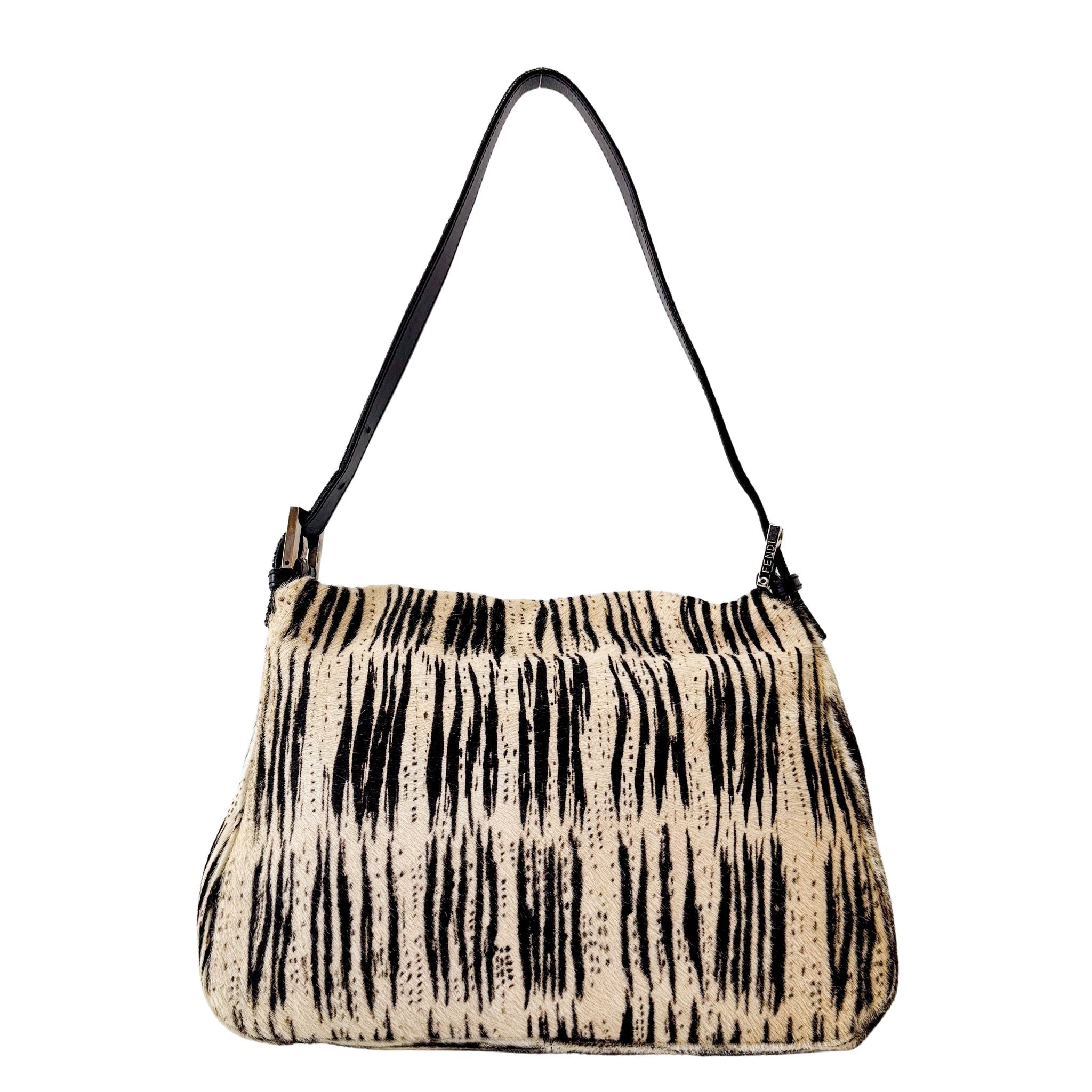 FENDI Mamma Baguette Zebra Print Pony Hair Shoulder Bag, in , Sold by HIVE PRELOVED - Shoulder Bags, ,