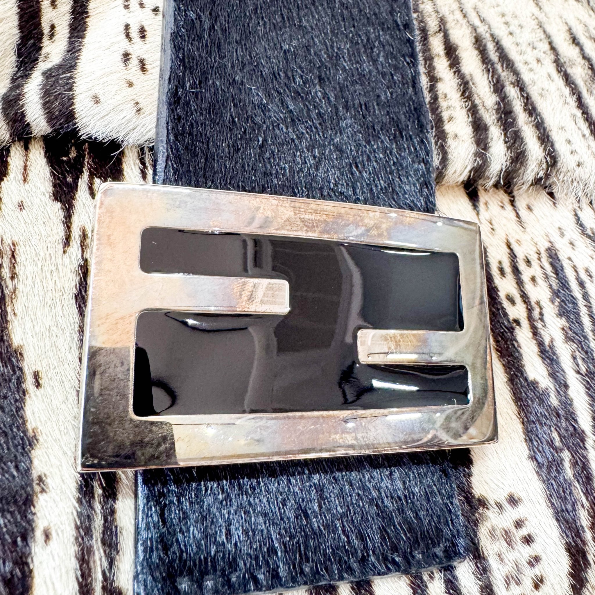 FENDI Mamma Baguette Zebra Print Pony Hair Shoulder Bag, in , Sold by HIVE PRELOVED - Shoulder Bags, ,