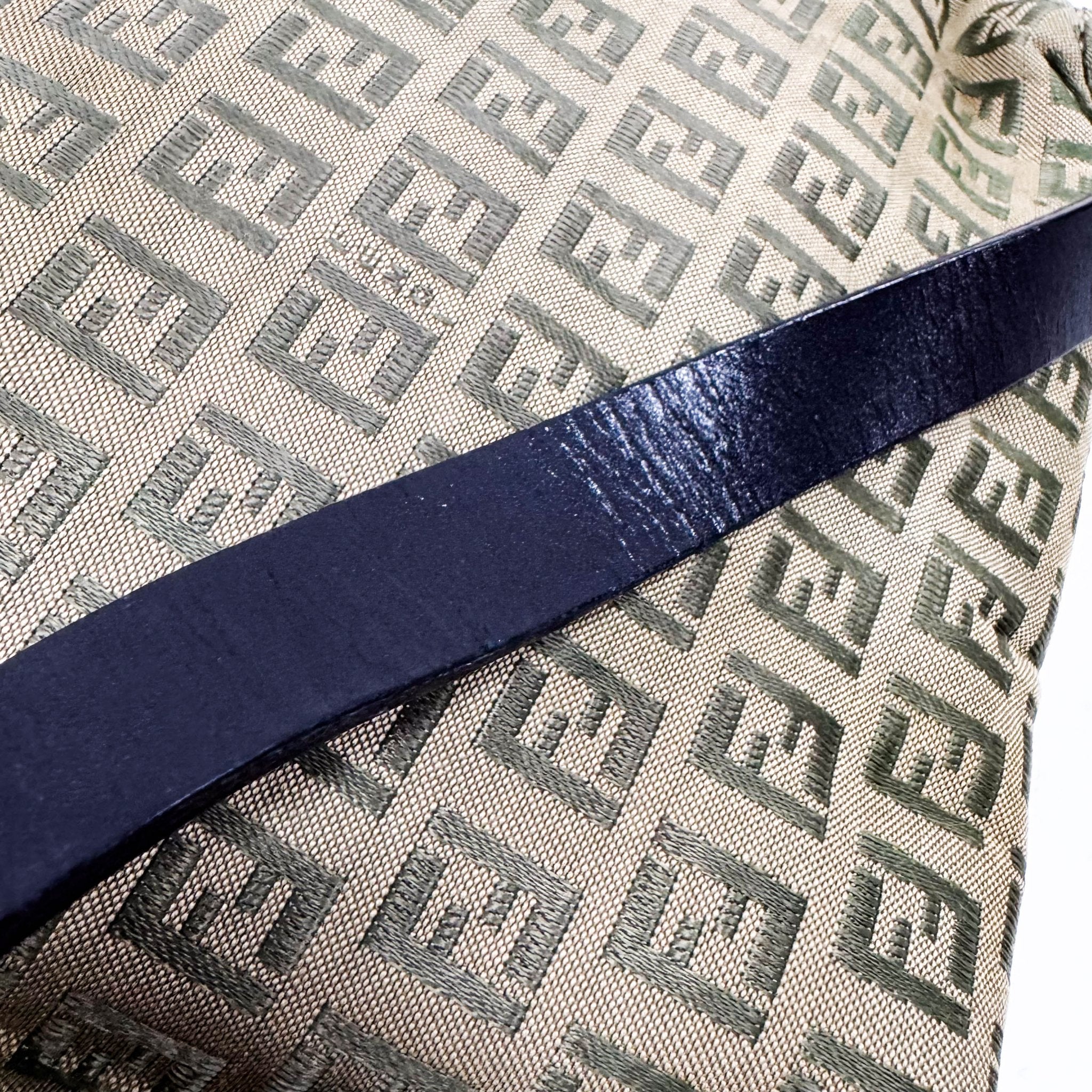 FENDI Mamma Baguette Zucca Green Shoulder Bag, in , Sold by HIVE PRELOVED - Shoulder Bags, ,