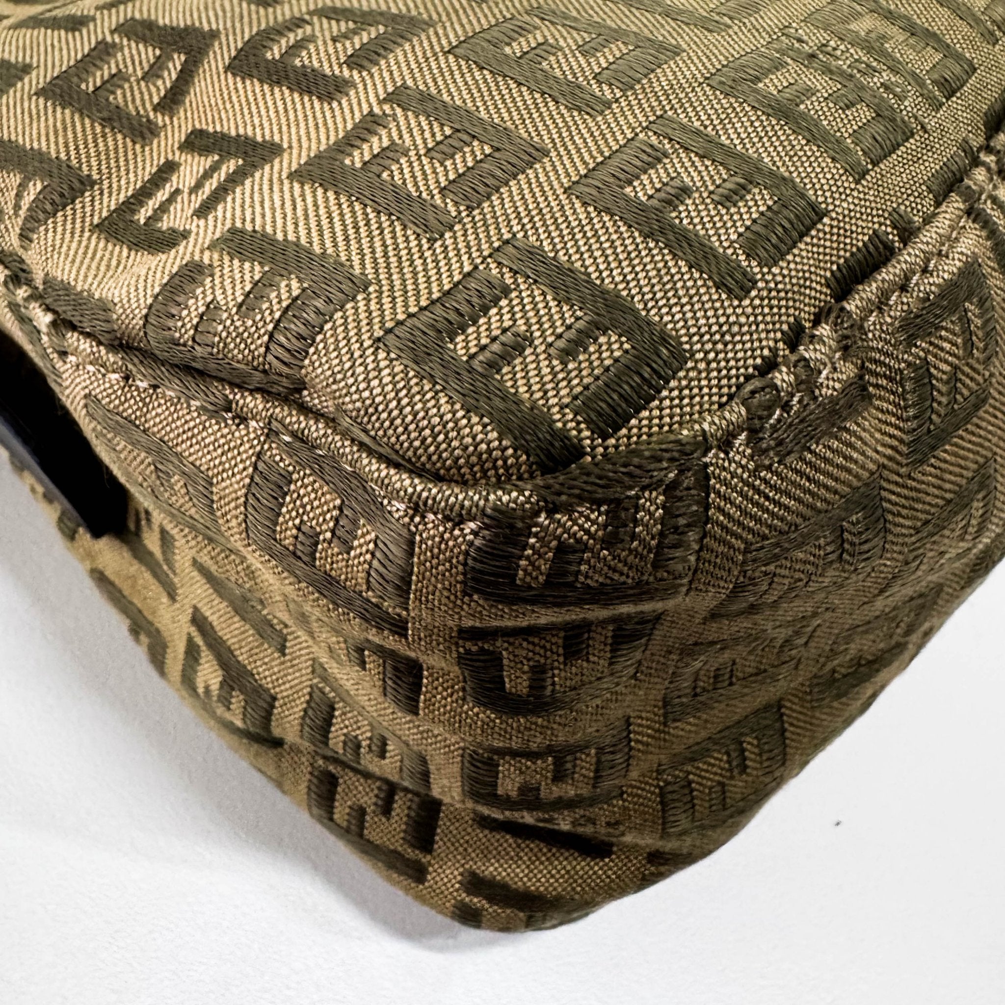 FENDI Mamma Baguette Zucca Green Shoulder Bag, in , Sold by HIVE PRELOVED - Shoulder Bags, ,