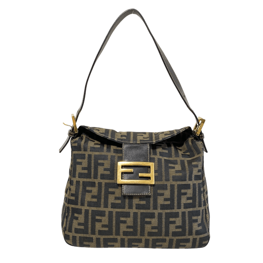 FENDI Mamma Baguette Zucca Shoulder Bag, in , Sold by HIVE PRELOVED - Shoulder Bags, ,