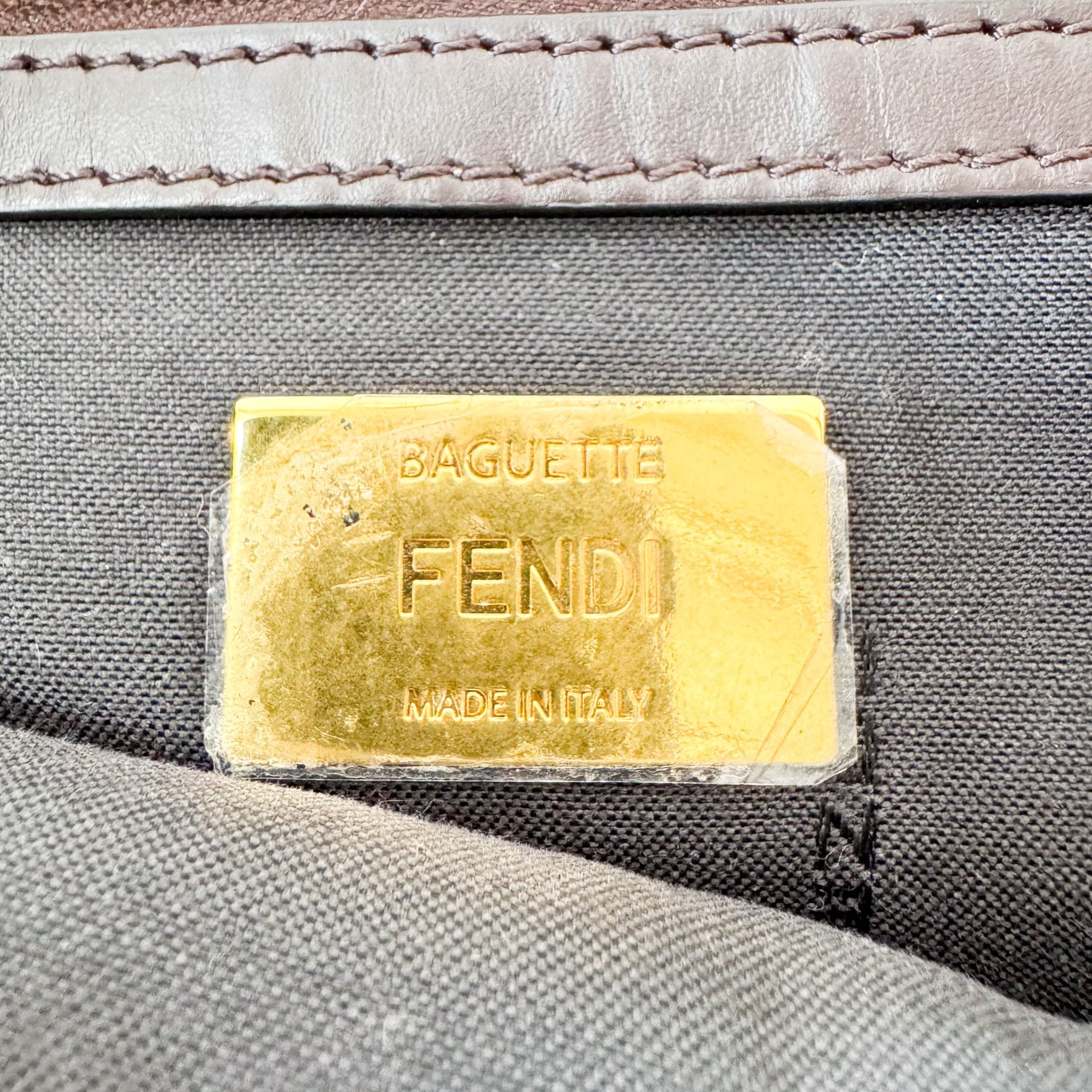 FENDI Maxi Baguette Fun Cow Print Wool Shoulder Bag, in , Sold by HIVE PRELOVED - Shoulder Bags, ,