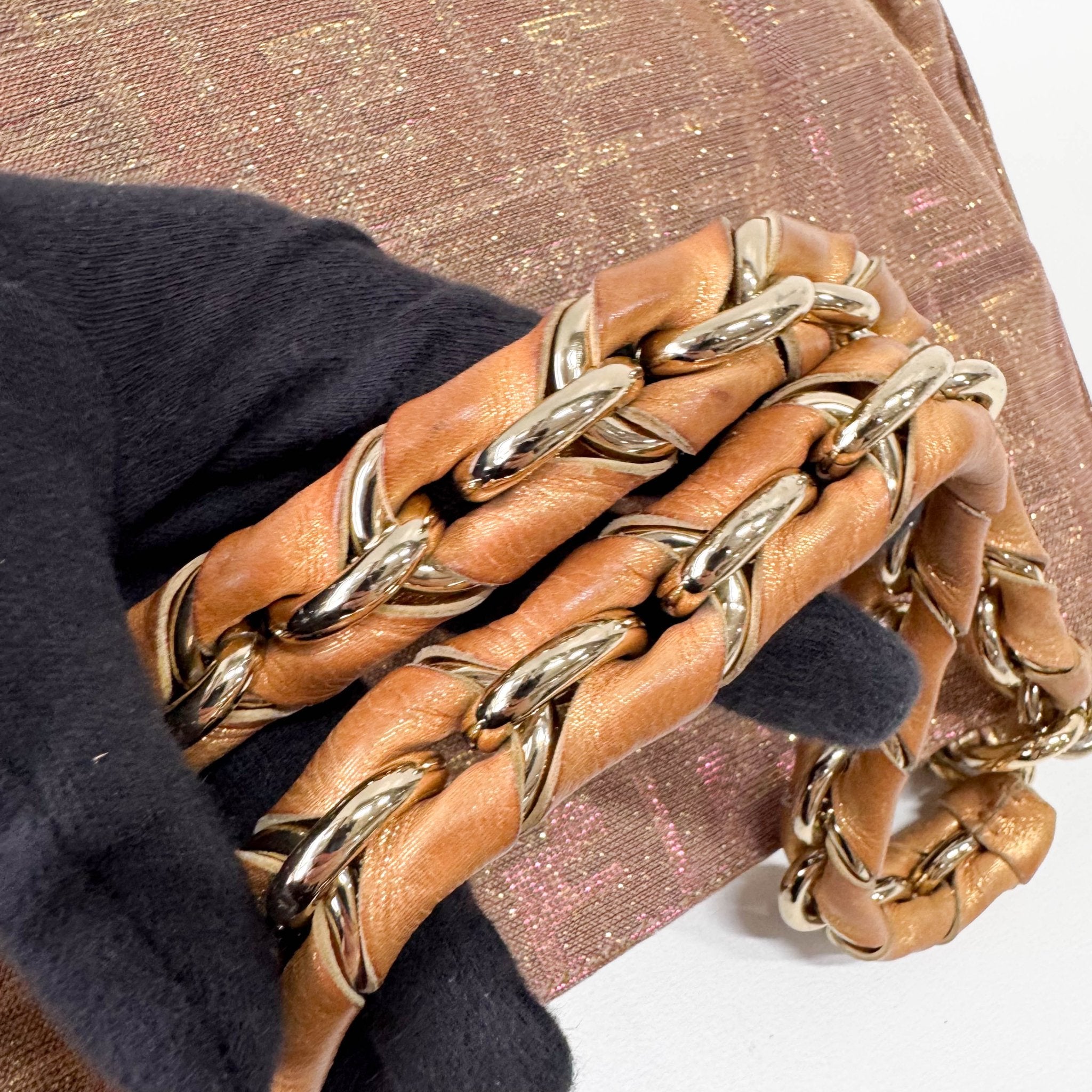 FENDI Metallic Lurex Zucca Mia Hobo Shoulder Bag, in , Sold by HIVE PRELOVED - Shoulder Bags, ,