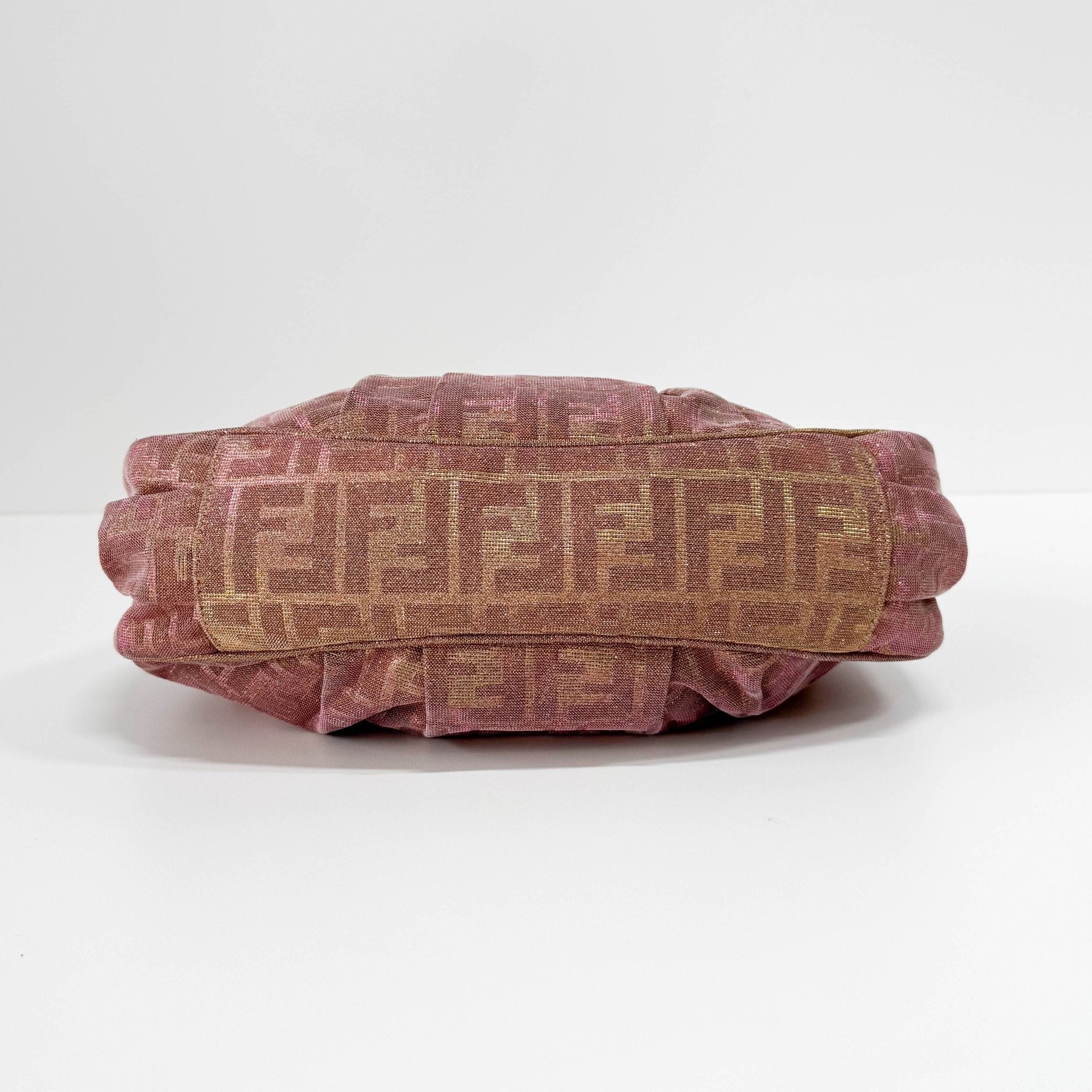 FENDI Metallic Lurex Zucca Mia Hobo Shoulder Bag, in , Sold by HIVE PRELOVED - Shoulder Bags, ,