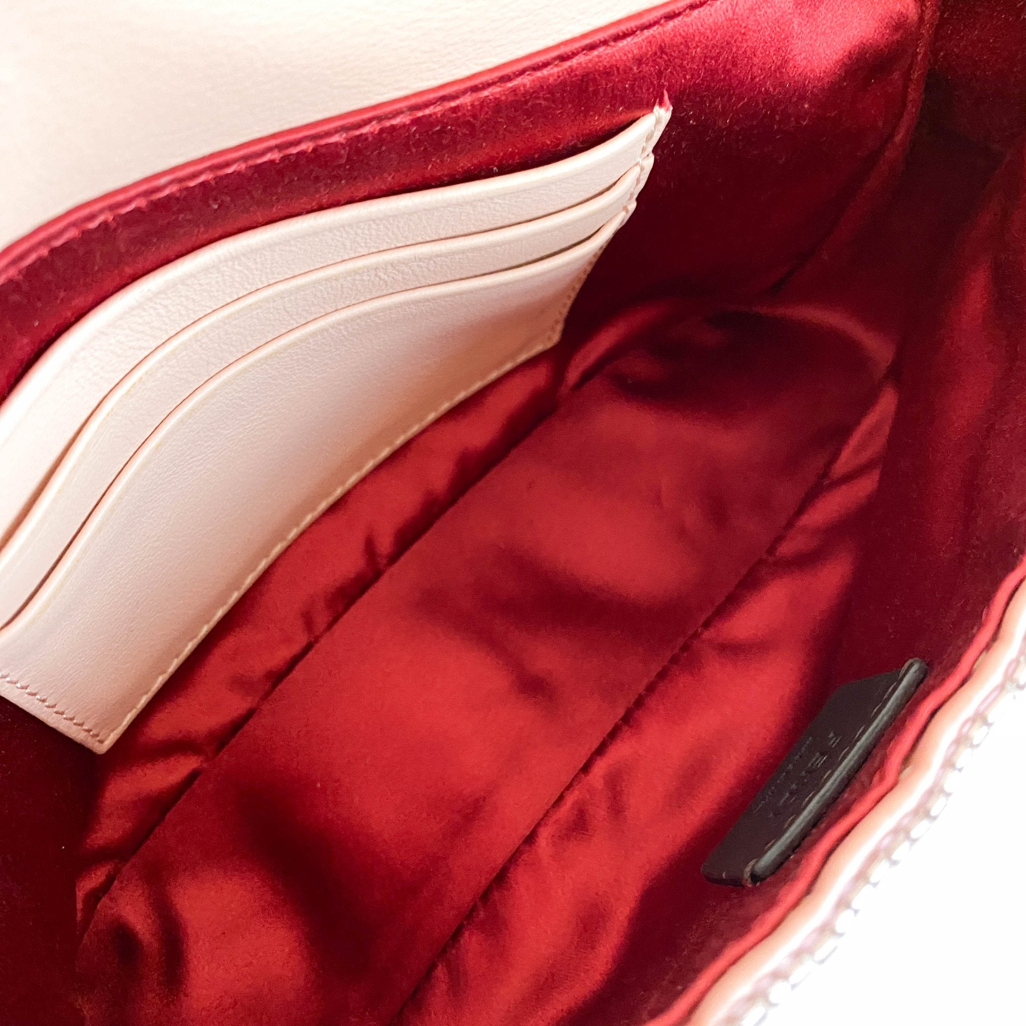 FENDI Mini Baguette Pink Sequin Chain Shoulder Bag, in , Sold by HIVE PRELOVED - Crossbody bags, Shoulder Bags,