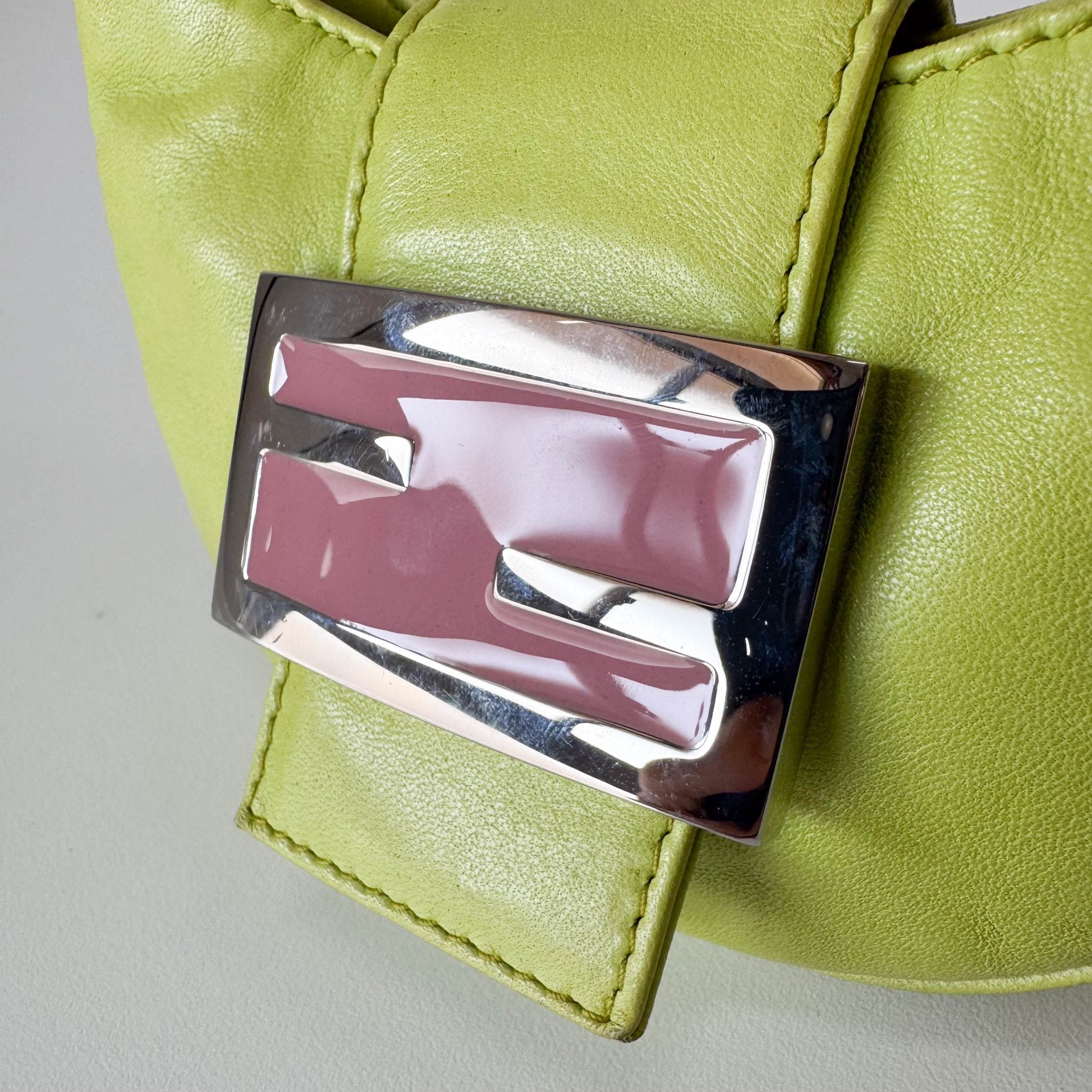 FENDI Mini Croissant Green Nappa Leather Bag, in , Sold by HIVE PRELOVED - Handle Bags, ,