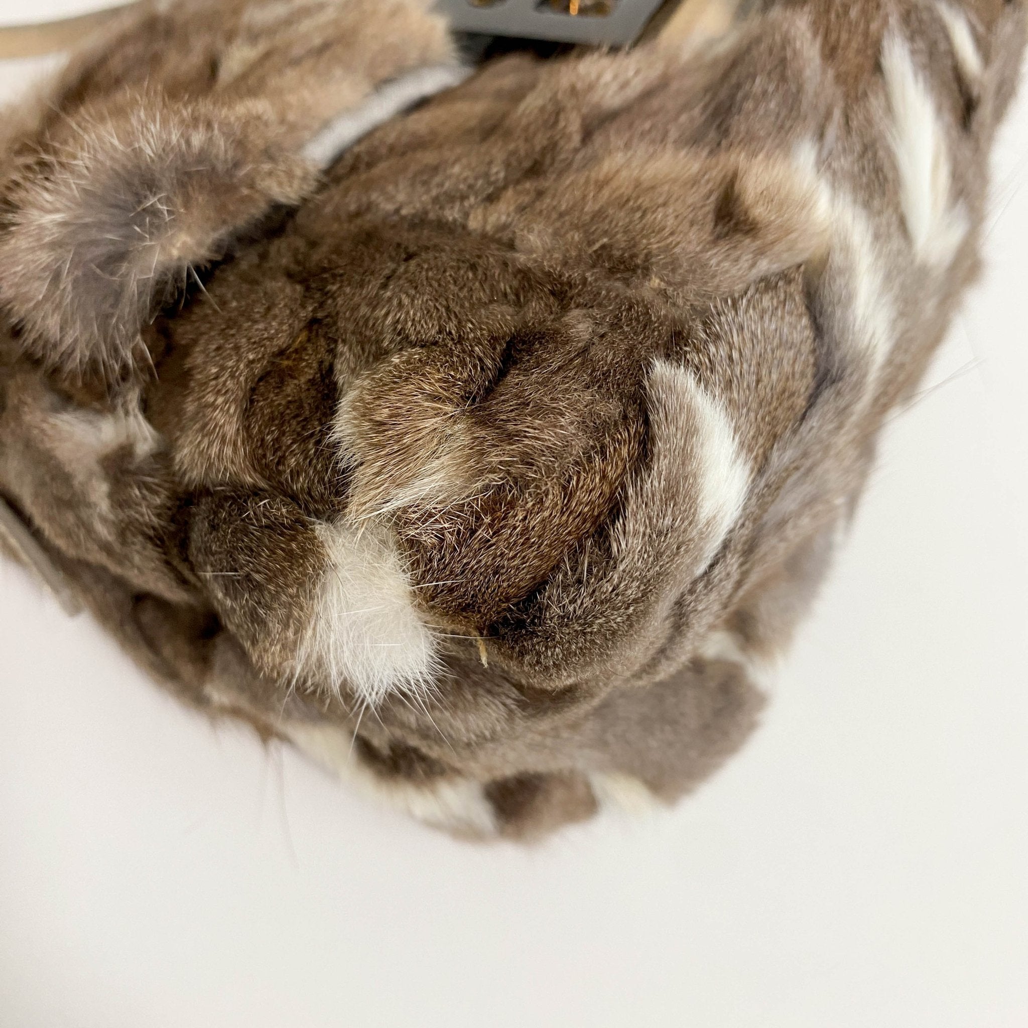 FENDI Mini Mamma Baguette Brown Fur Shoulder Bag, in , Sold by HIVE PRELOVED - Shoulder Bags, ,