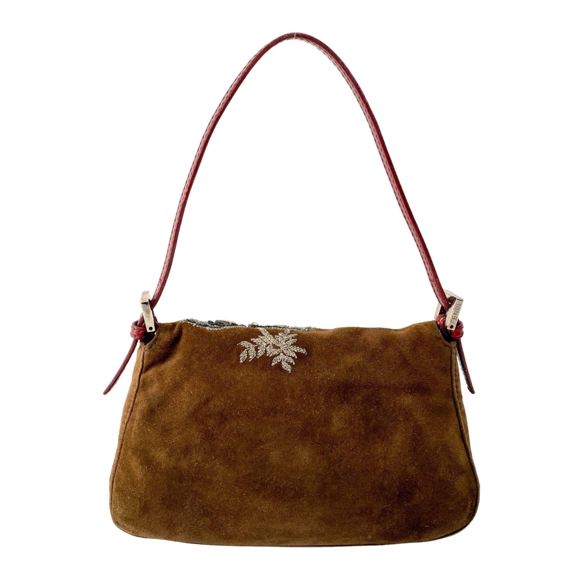 FENDI Mini Mamma Baguette Embroidered Shoulder Bag, in , Sold by HIVE PRELOVED - Mini bags, Shoulder Bags,