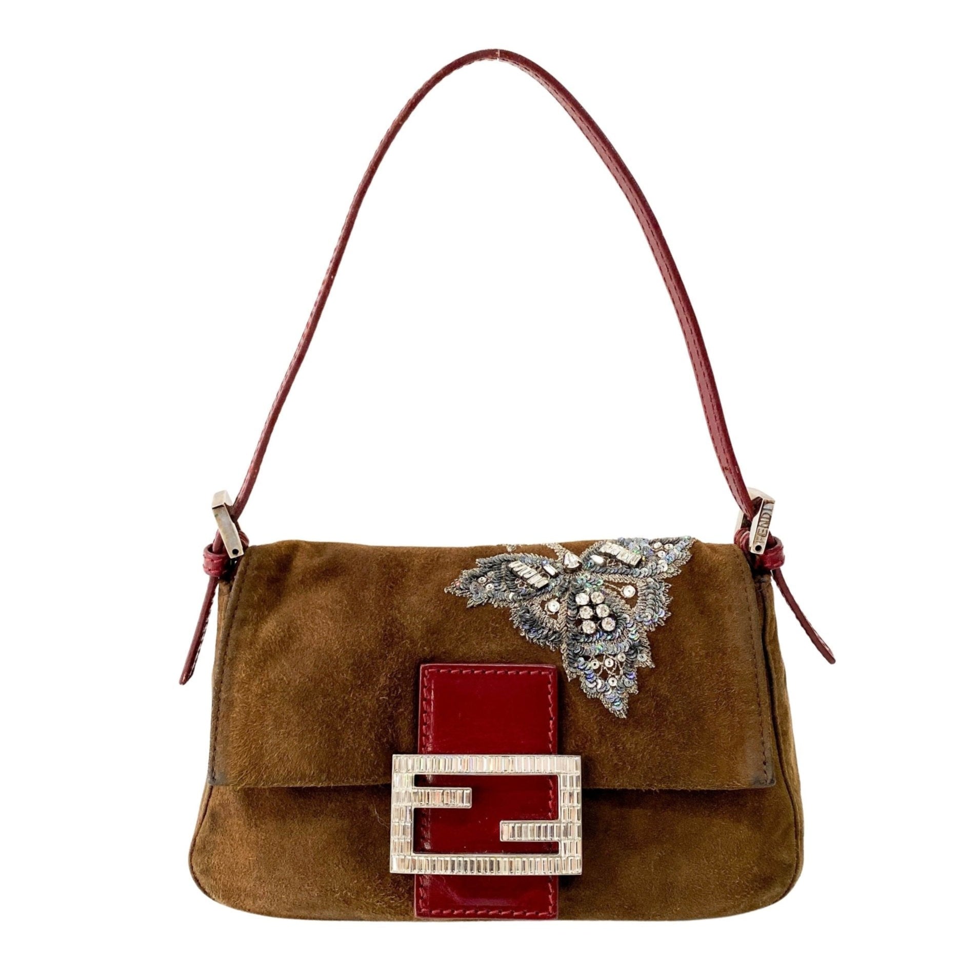FENDI Mini Mamma Baguette Embroidered Shoulder Bag, in , Sold by HIVE PRELOVED - Mini bags, Shoulder Bags,
