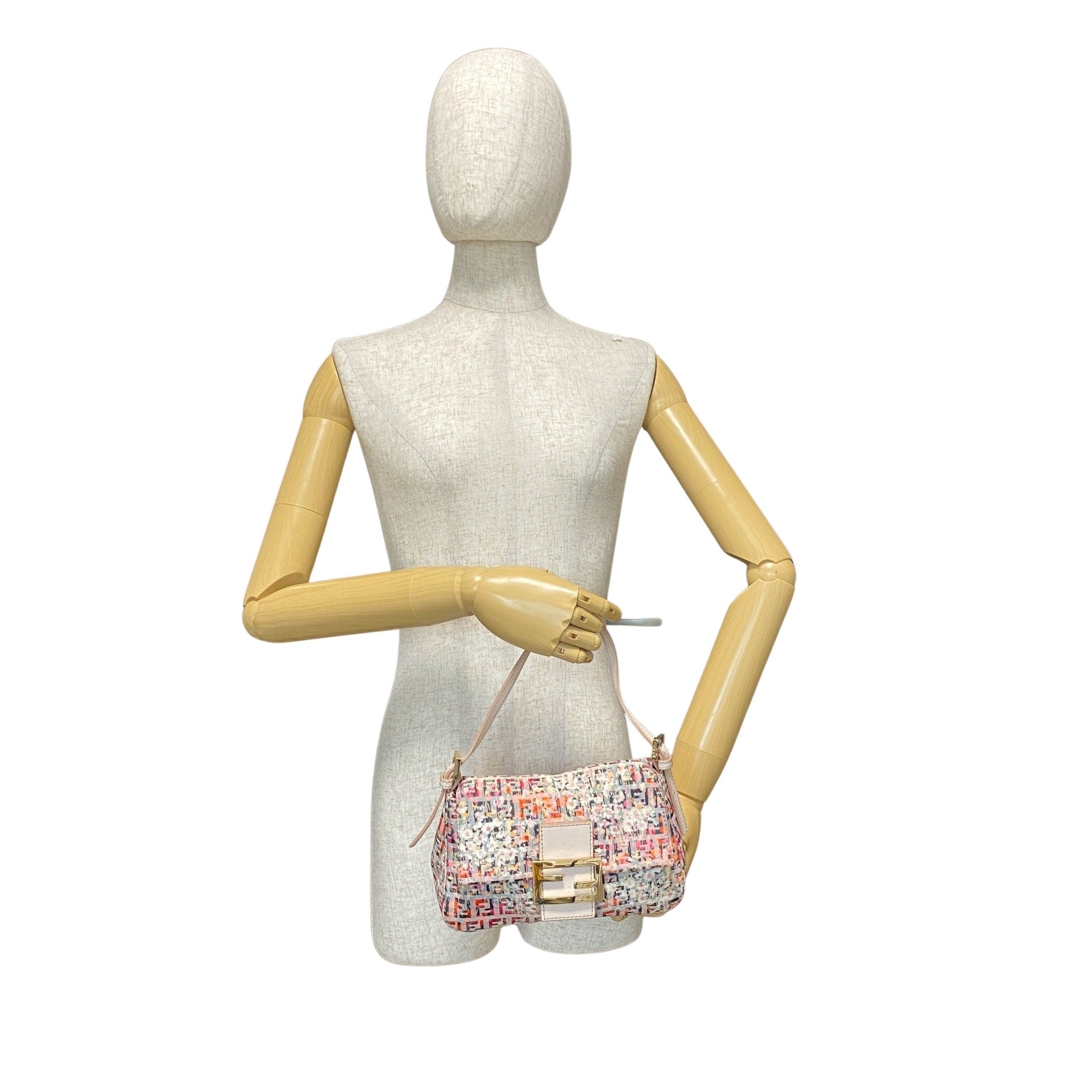 FENDI Mini Mamma Baguette Floral Canvas Shoulder Bag, in , Sold by HIVE PRELOVED - Shoulder Bags, ,