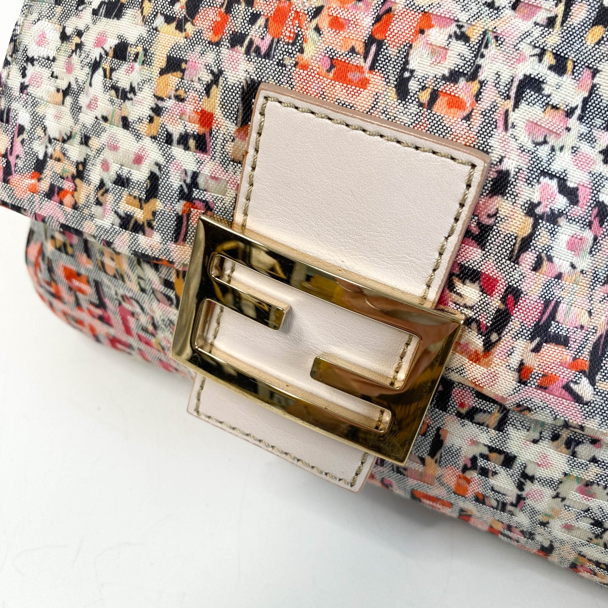 FENDI Mini Mamma Baguette Floral Canvas Shoulder Bag, in , Sold by HIVE PRELOVED - Shoulder Bags, ,