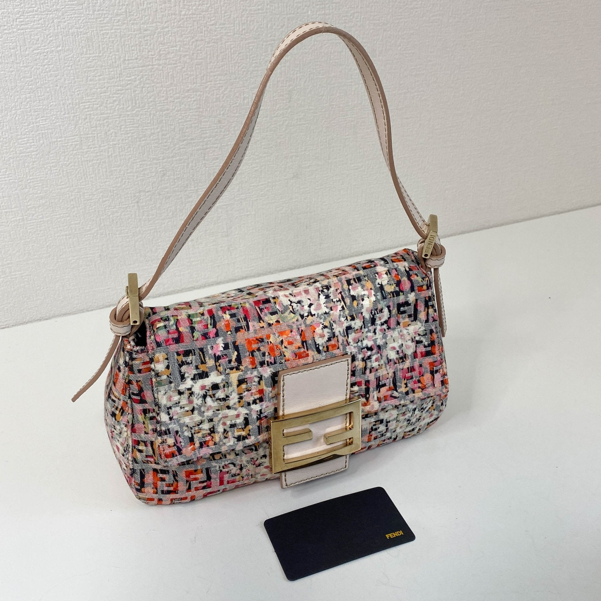 FENDI Mini Mamma Baguette Floral Canvas Shoulder Bag, in , Sold by HIVE PRELOVED - Shoulder Bags, ,