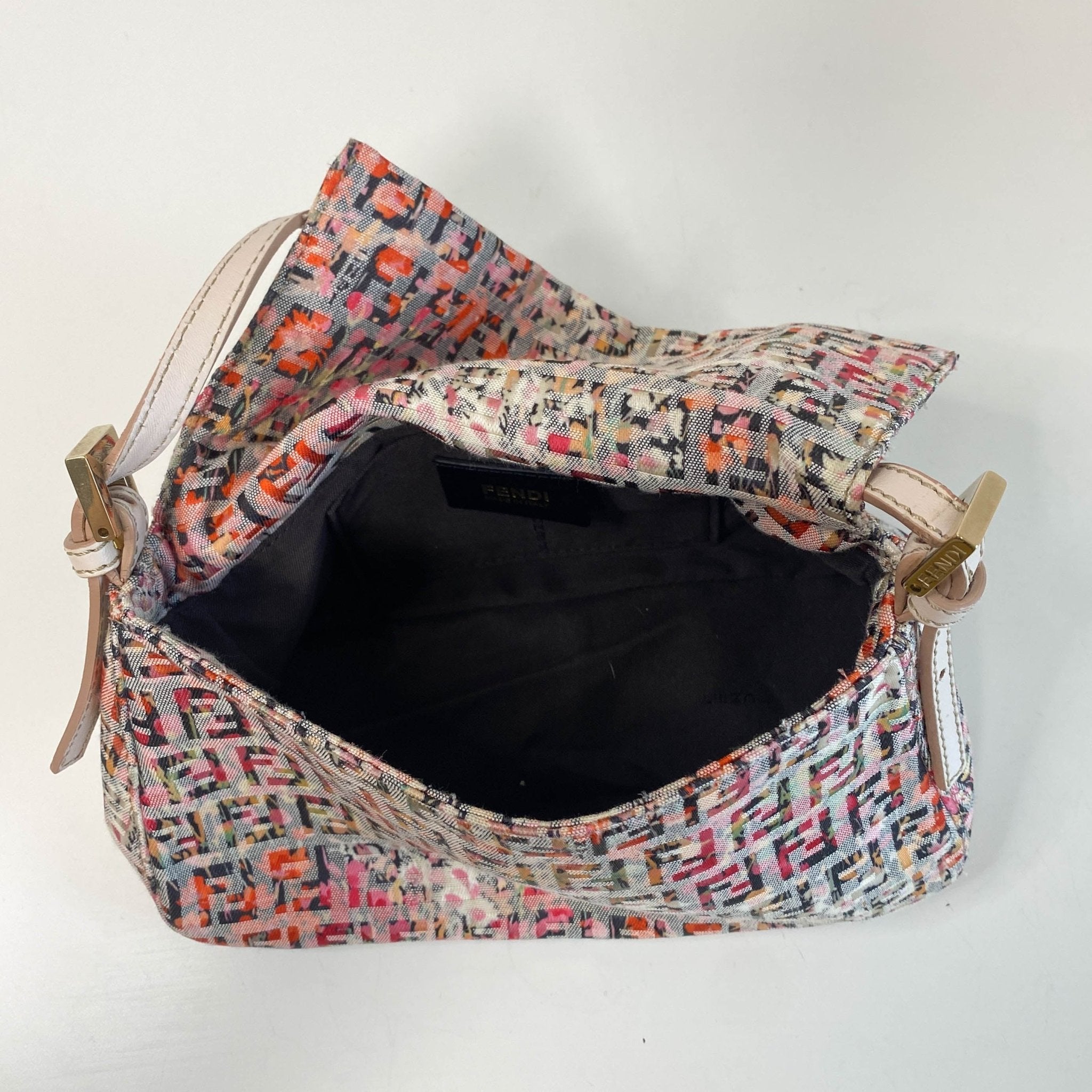 FENDI Mini Mamma Baguette Floral Canvas Shoulder Bag, in , Sold by HIVE PRELOVED - Shoulder Bags, ,