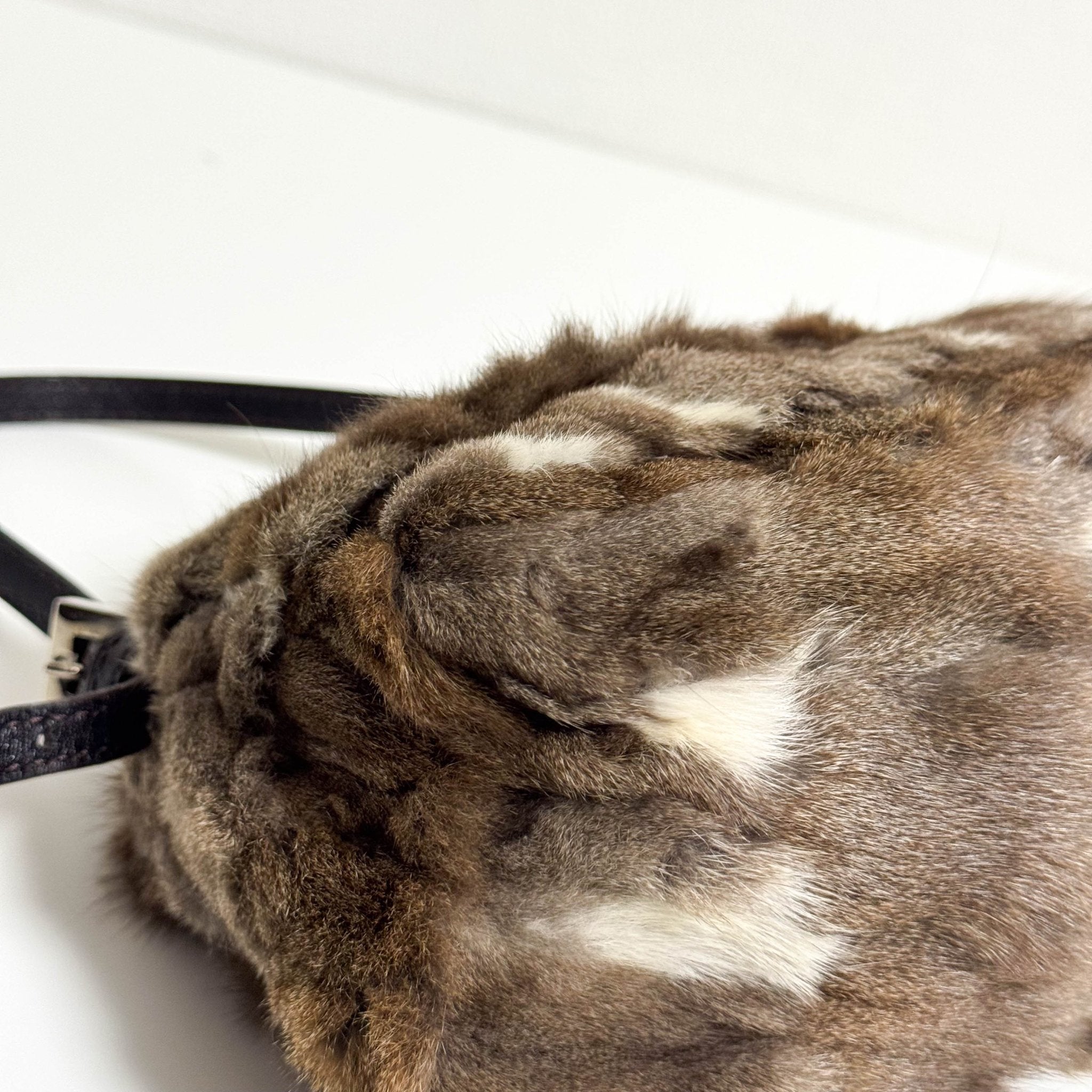 FENDI Mini Mamma Baguette Fur Shoulder Bag, in , Sold by HIVE PRELOVED - Shoulder Bags, ,