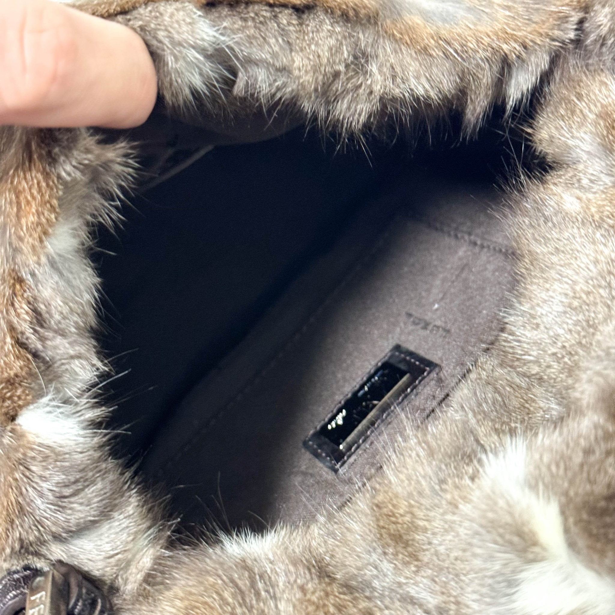 FENDI Mini Mamma Baguette Fur Shoulder Bag, in , Sold by HIVE PRELOVED - Shoulder Bags, ,