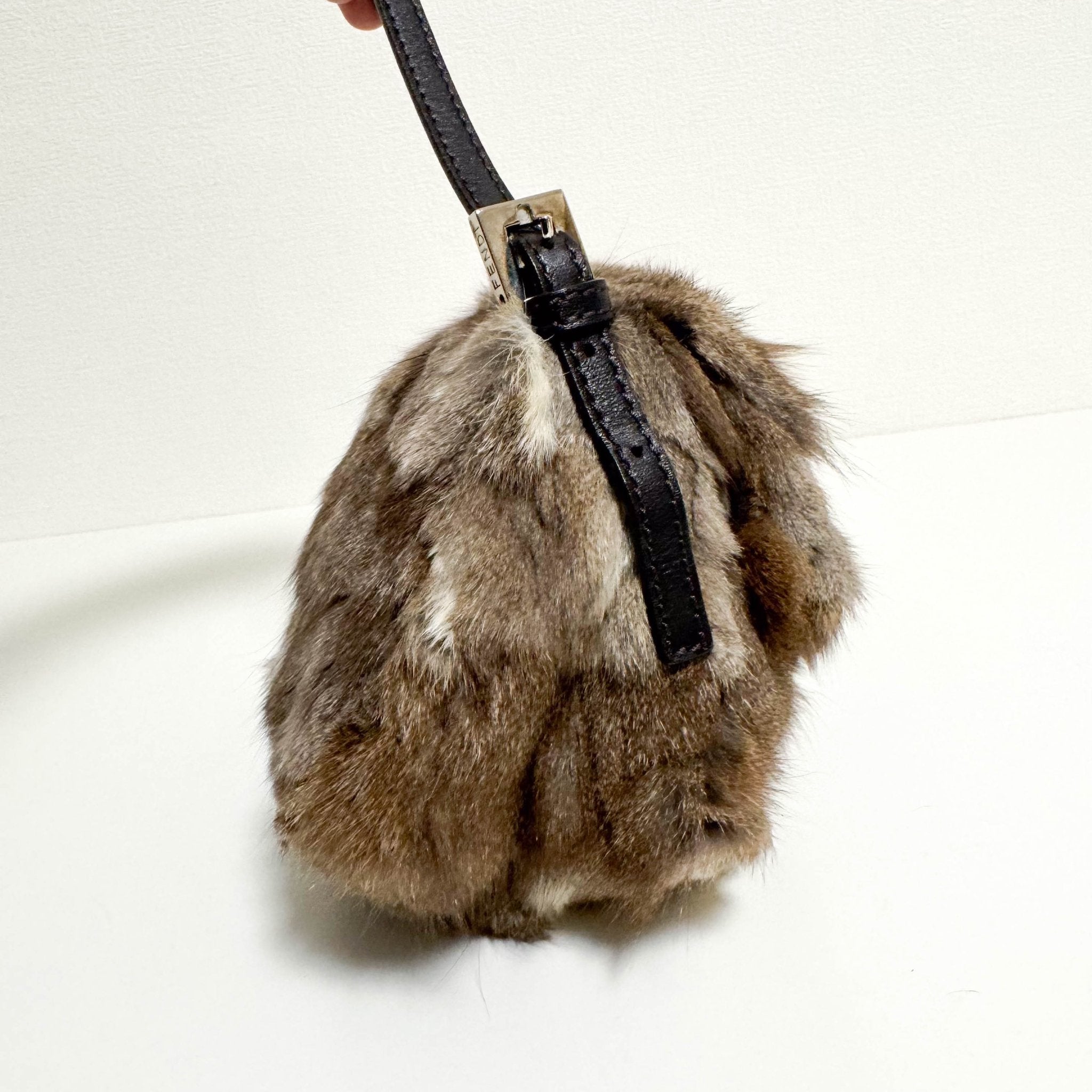 FENDI Mini Mamma Baguette Fur Shoulder Bag, in , Sold by HIVE PRELOVED - Shoulder Bags, ,