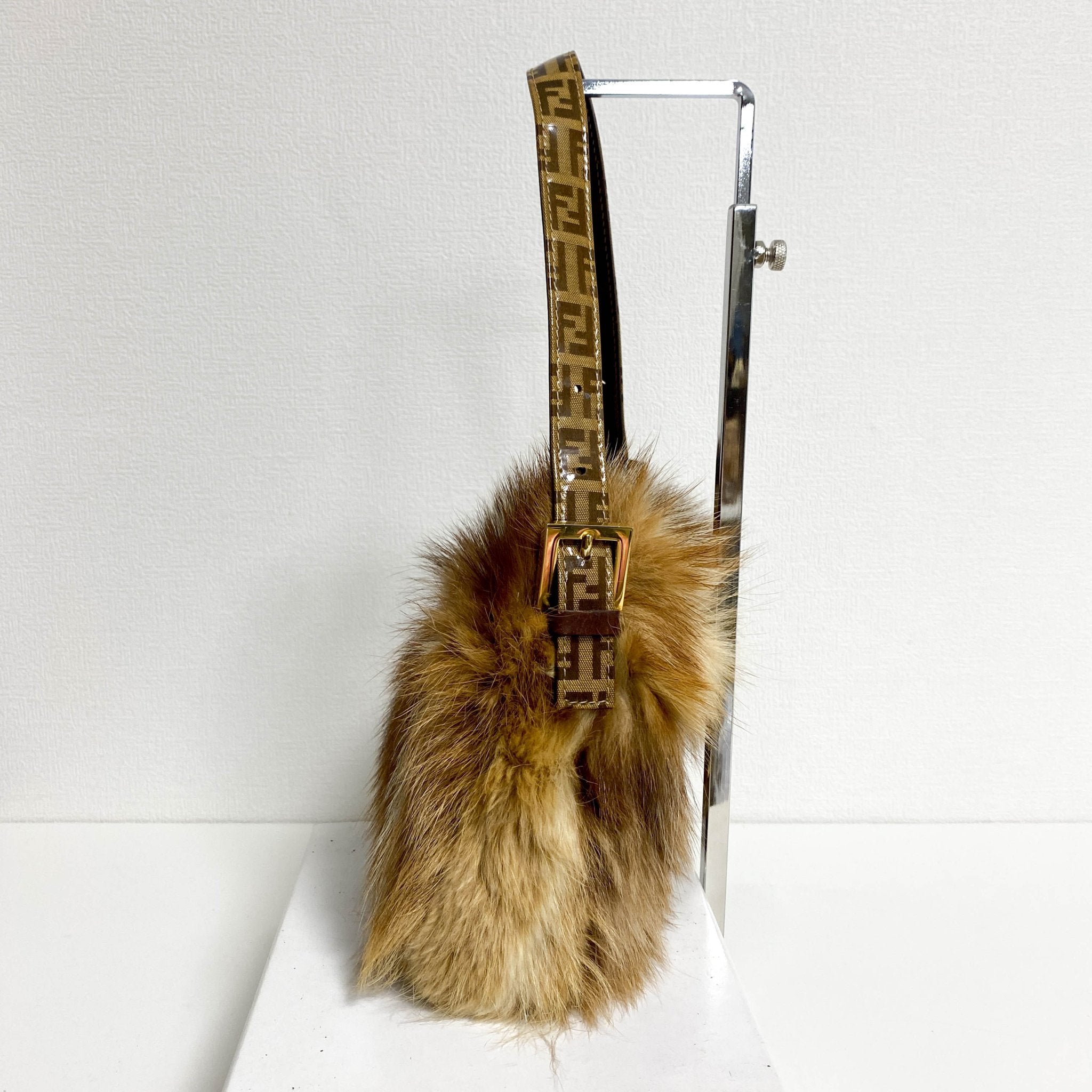 FENDI Mini Mamma Baguette Fur Shoulder Bag, in , Sold by HIVE PRELOVED - Shoulder Bags, ,