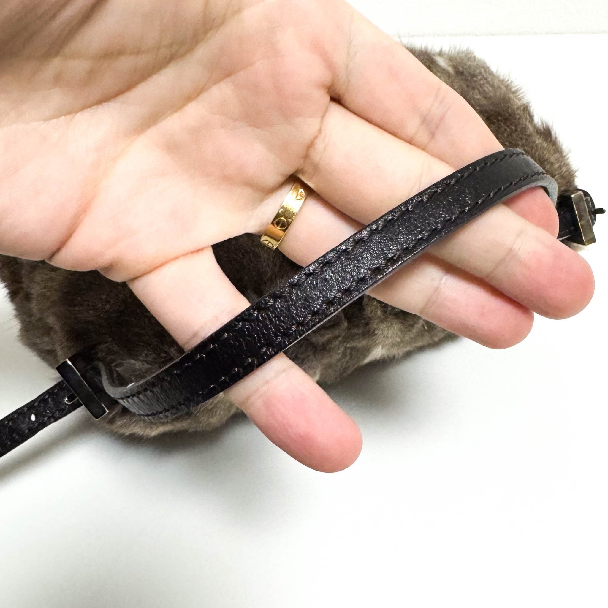 FENDI Mini Mamma Baguette Fur Shoulder Bag, in , Sold by HIVE PRELOVED - Shoulder Bags, ,