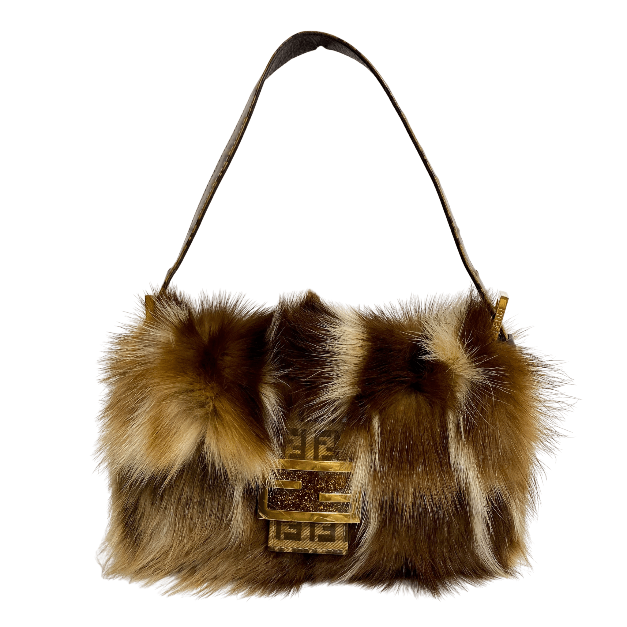 FENDI Mini Mamma Baguette Fur Shoulder Bag, in , Sold by HIVE PRELOVED - Shoulder Bags, ,