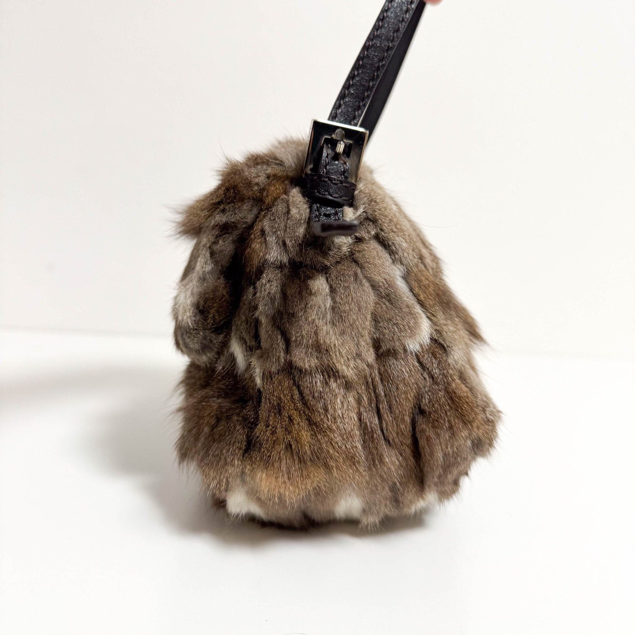 FENDI Mini Mamma Baguette Fur Shoulder Bag, in , Sold by HIVE PRELOVED - Shoulder Bags, ,