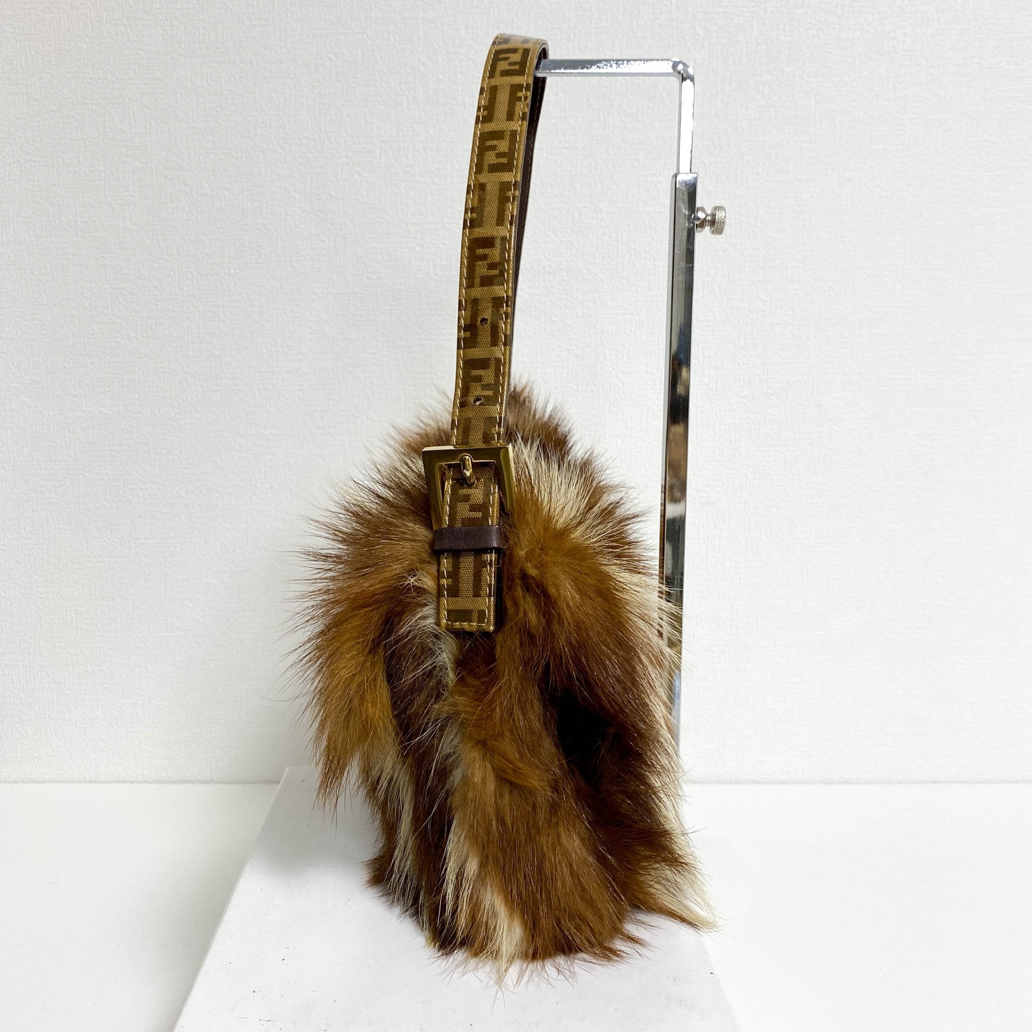 FENDI Mini Mamma Baguette Fur Shoulder Bag, in , Sold by HIVE PRELOVED - Shoulder Bags, ,