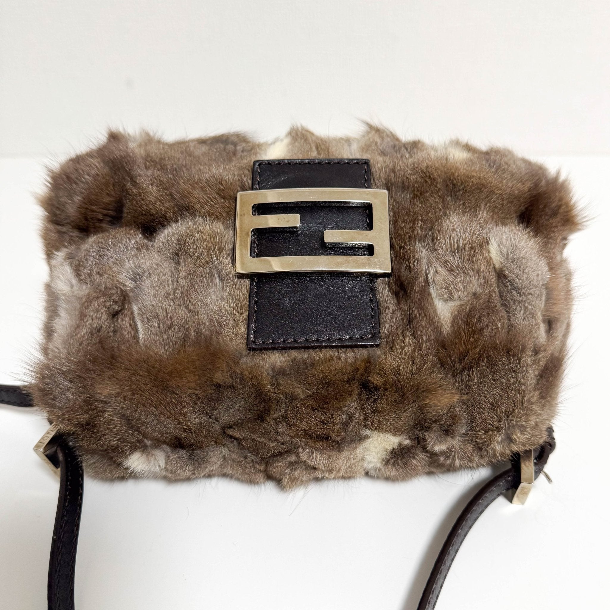 FENDI Mini Mamma Baguette Fur Shoulder Bag, in , Sold by HIVE PRELOVED - Shoulder Bags, ,