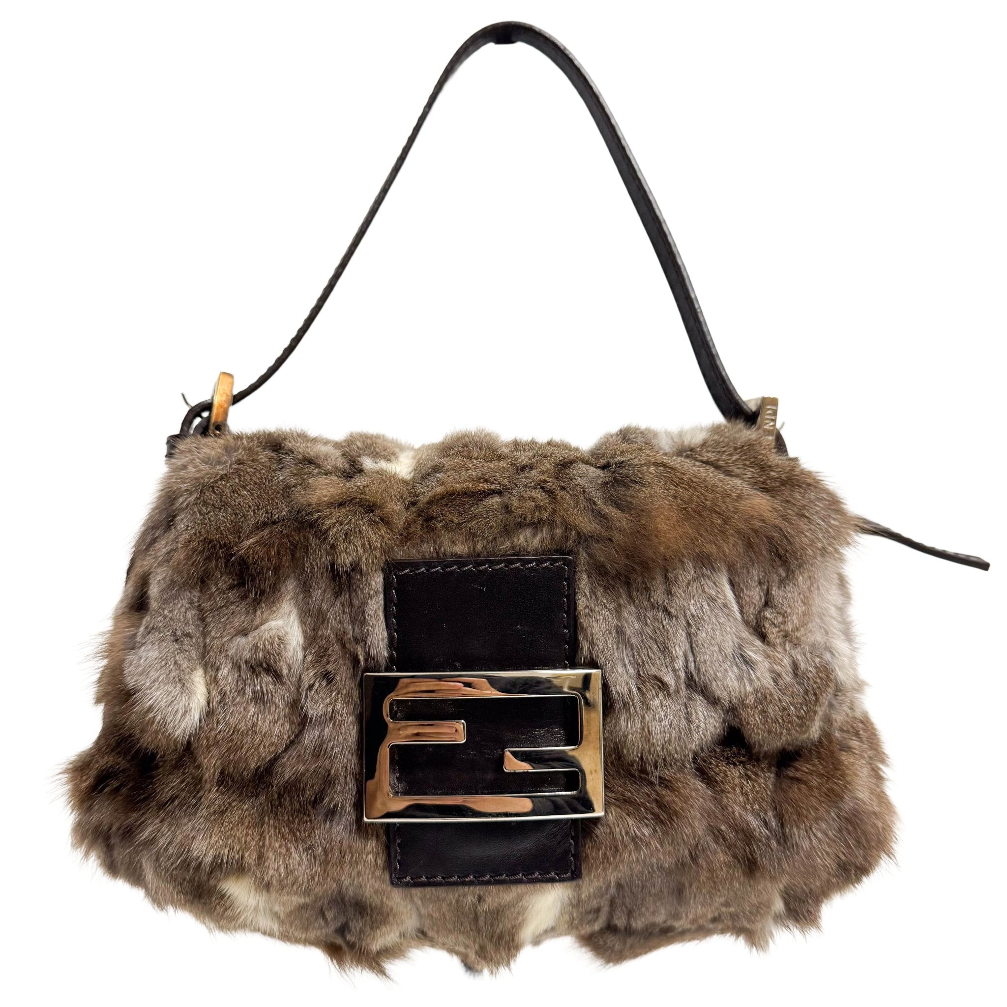 FENDI Mini Mamma Baguette Fur Shoulder Bag, in , Sold by HIVE PRELOVED - Shoulder Bags, ,