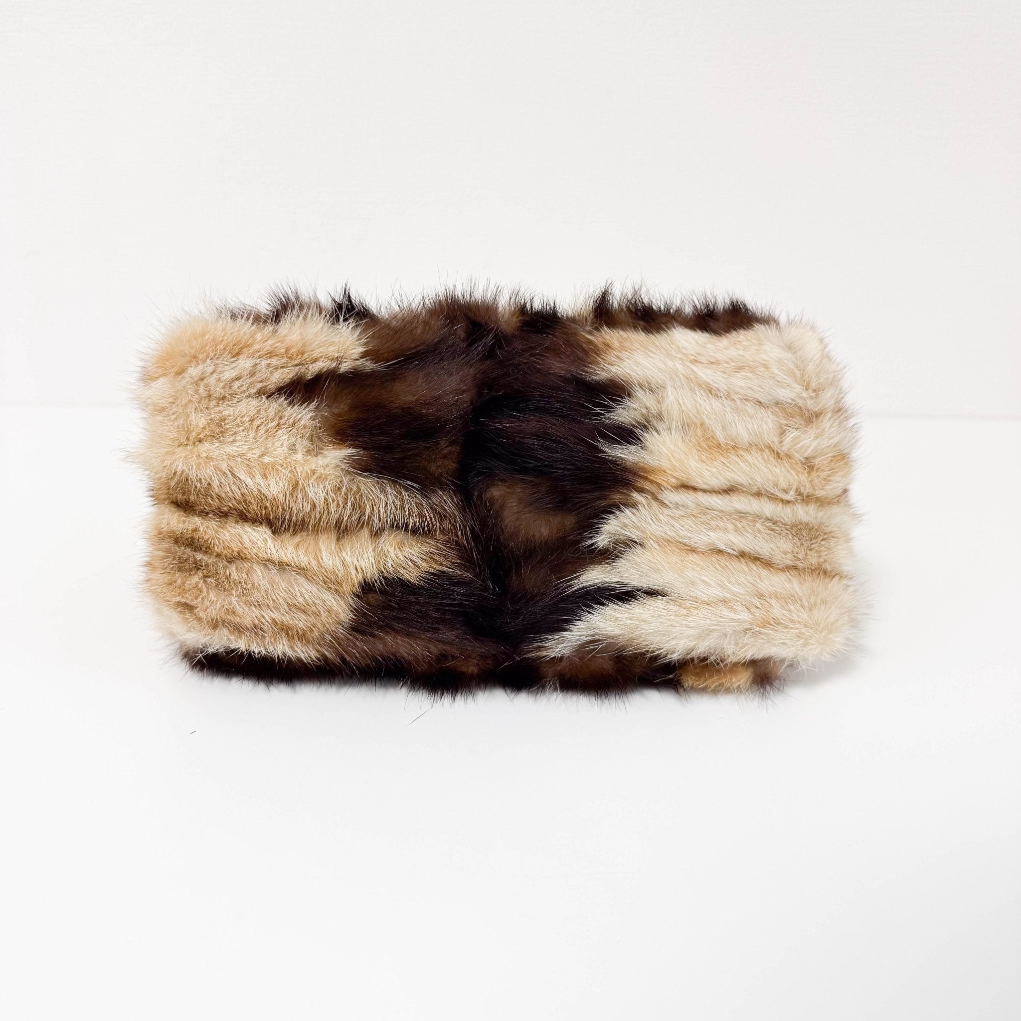 FENDI Mini Mamma Baguette Fur Shoulder Bag Rhinestone Hardware, in , Sold by HIVE PRELOVED - Handle Bags, ,