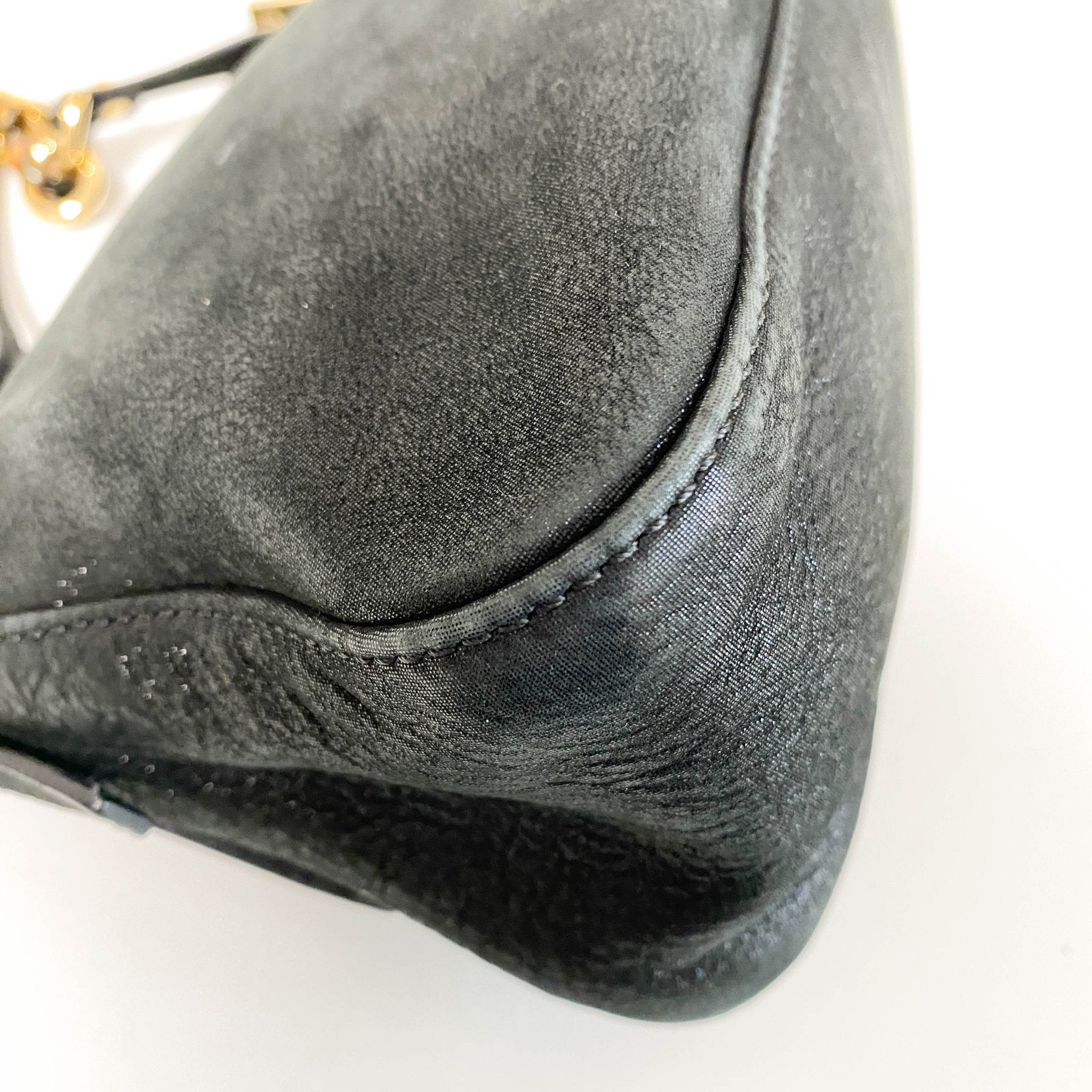 FENDI Mini Mamma Baguette Metaric Black Leather Shoulder Bag, in , Sold by HIVE PRELOVED - Mini bags, Shoulder Bags,