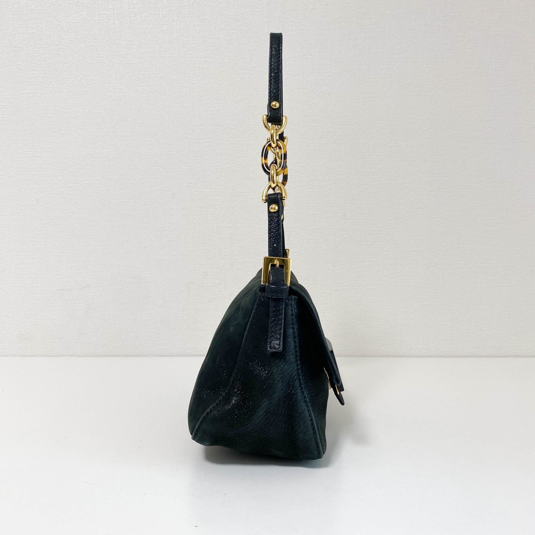 FENDI Mini Mamma Baguette Metaric Black Leather Shoulder Bag, in , Sold by HIVE PRELOVED - Mini bags, Shoulder Bags,