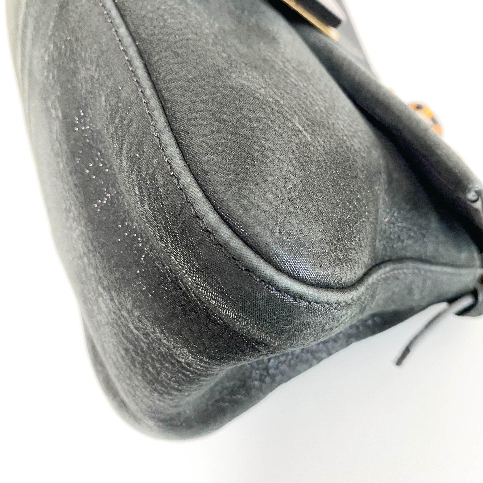 FENDI Mini Mamma Baguette Metaric Black Leather Shoulder Bag, in , Sold by HIVE PRELOVED - Mini bags, Shoulder Bags,