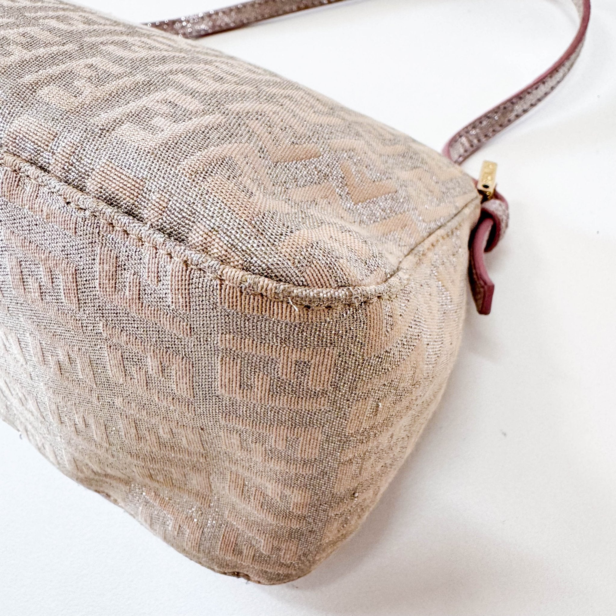 FENDI Mini Mamma Baguette Sparkling Rose Pink & Silver Handle Bag, in , Sold by HIVE PRELOVED - Handle Bags, ,