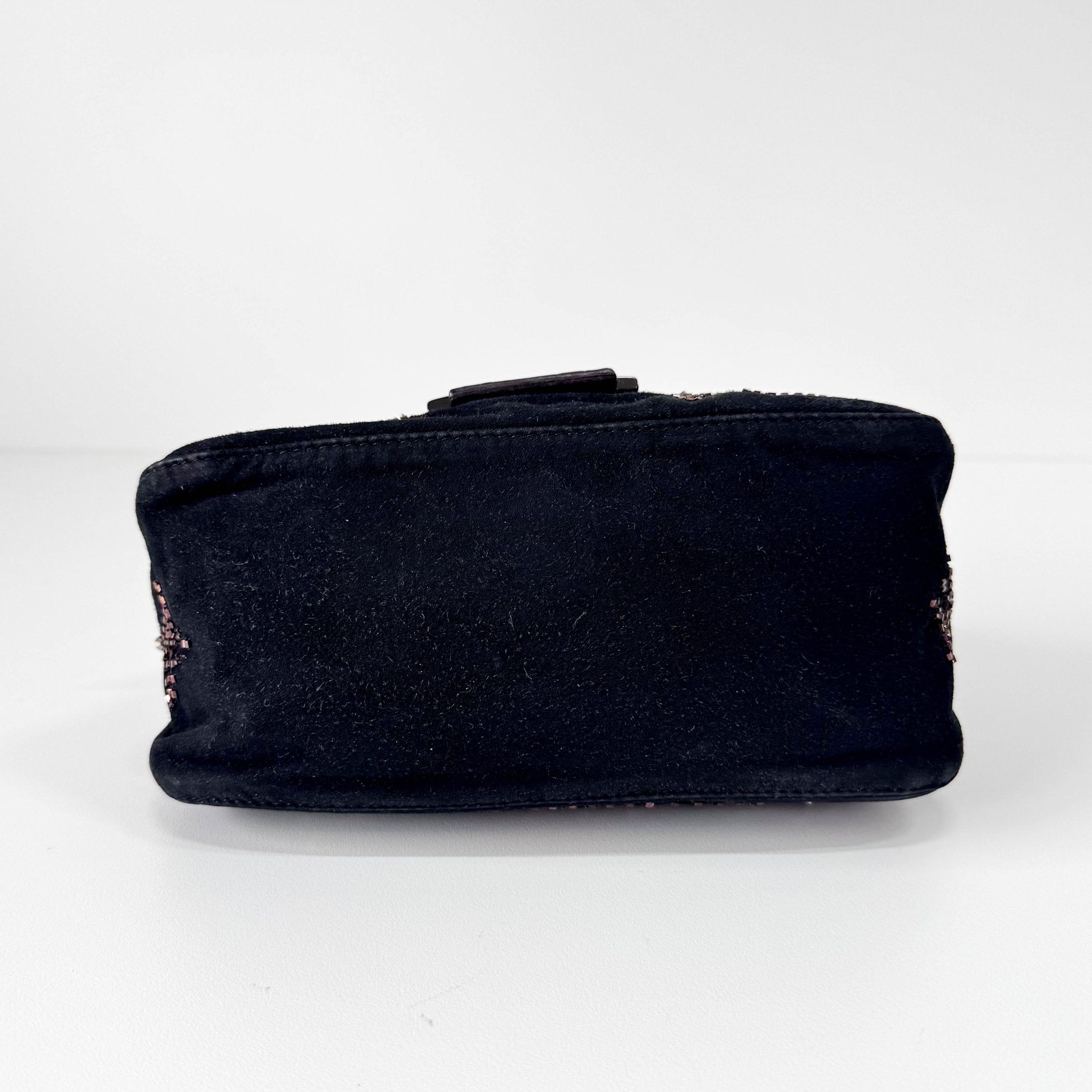 FENDI Mini Mamma Baugette Suede Beaded Shoulder Bag, in , Sold by HIVE PRELOVED - Mini bags, Shoulder Bags,