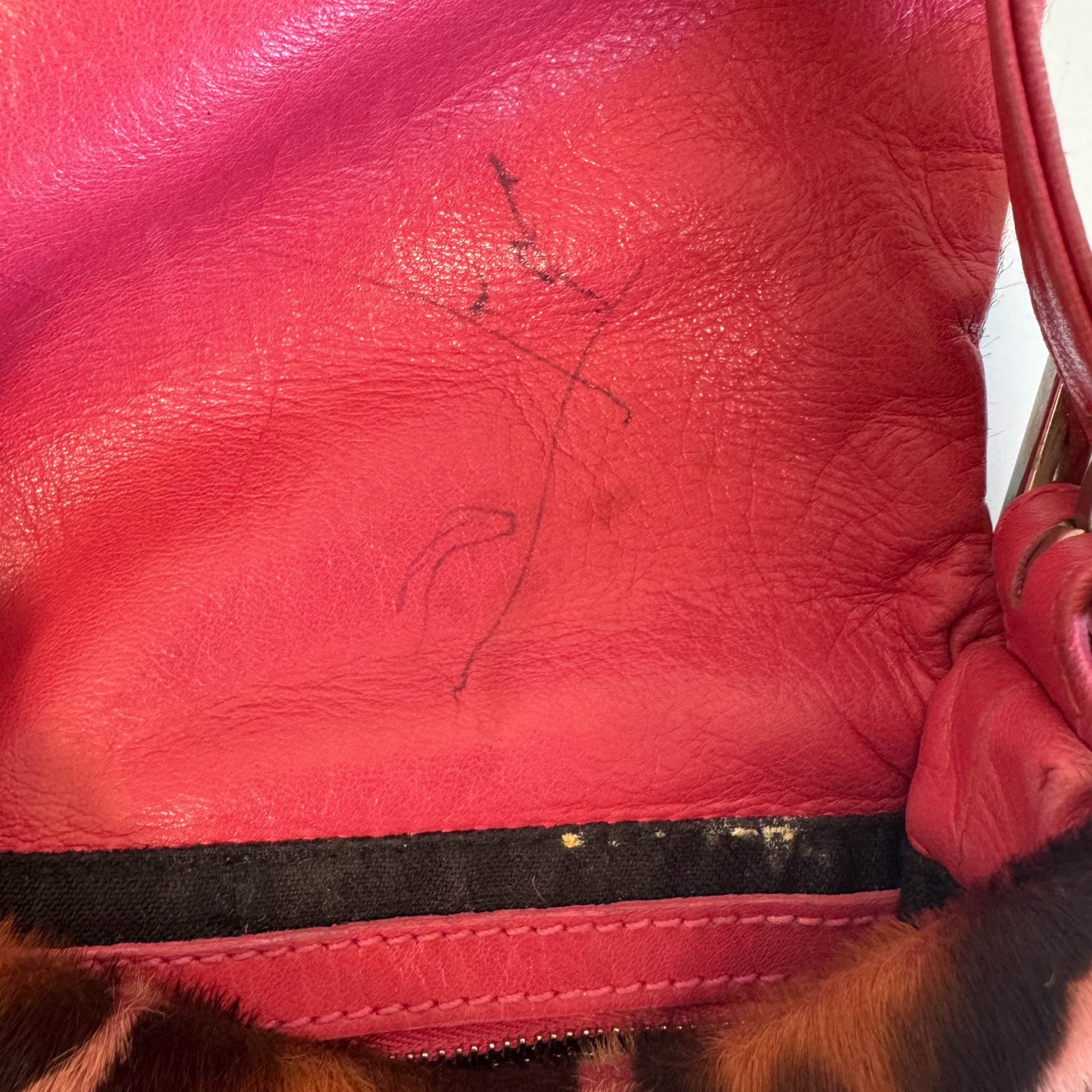 FENDI Mini Square Mamma Baguette Leopard Print Pony Hair Rhinestone Shoulder Bag, in , Sold by HIVE PRELOVED - Shoulder Bags