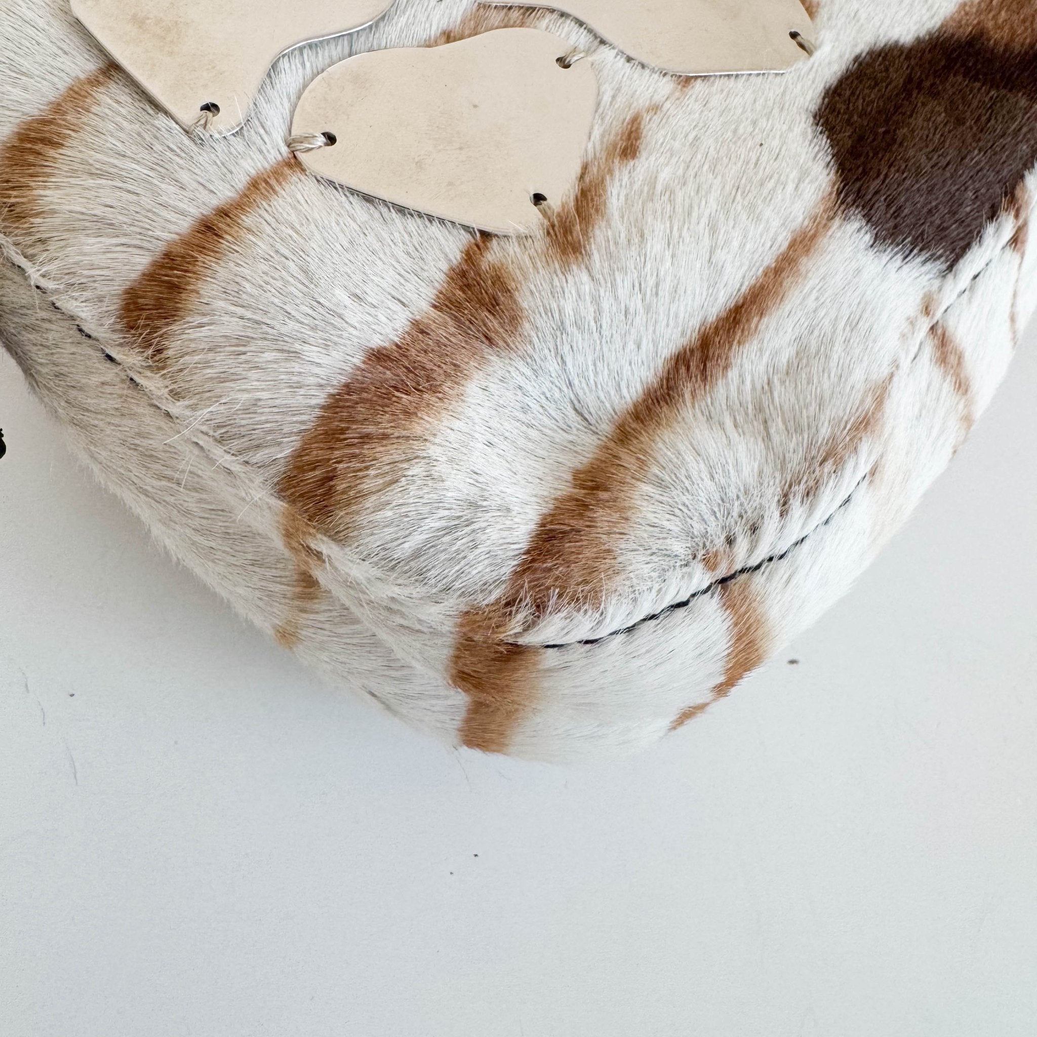 FENDI Mirror Pony Hair Baguette Shoulder Bag, in , Sold by HIVE PRELOVED - Shoulder Bags, ,